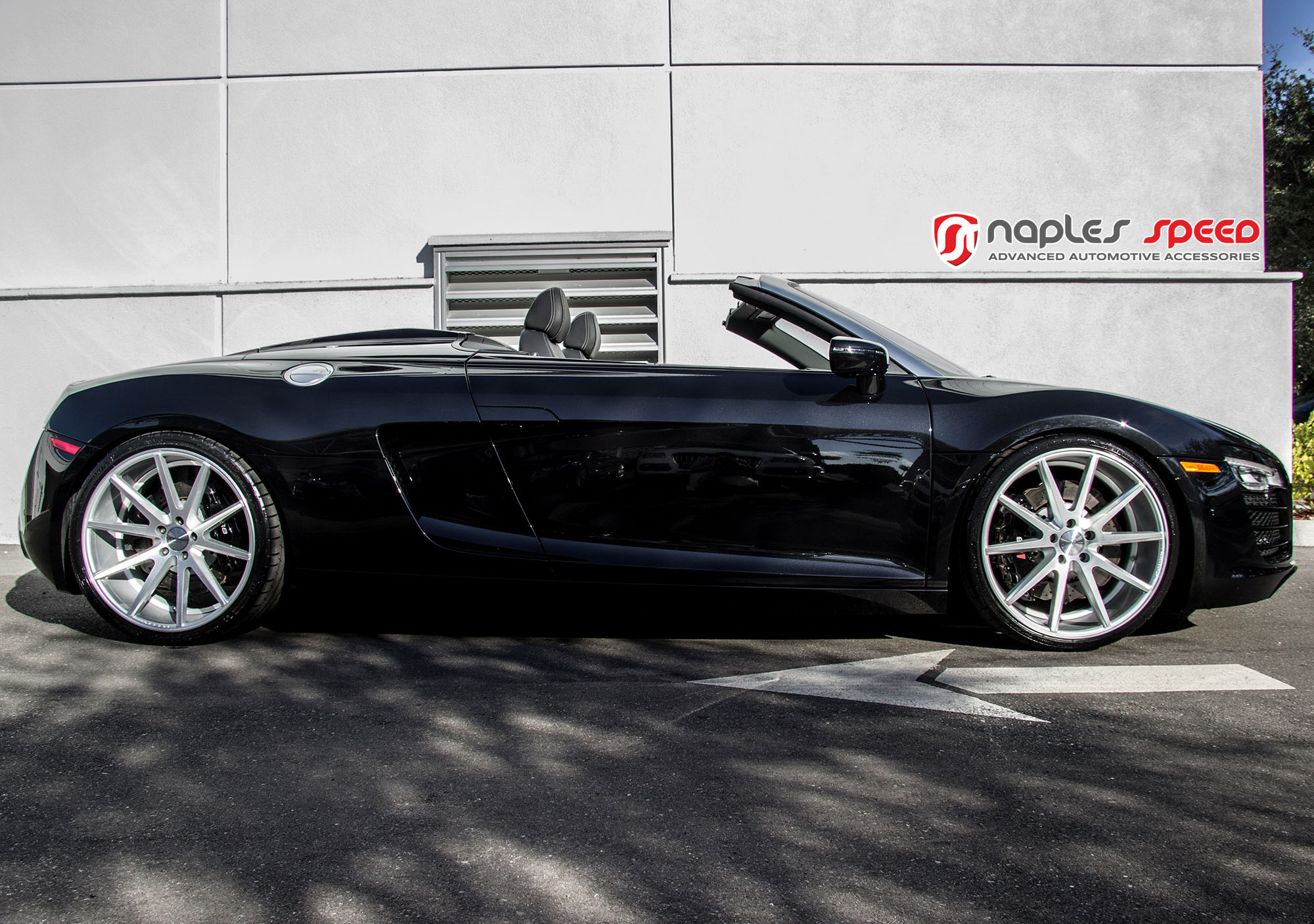 Convertible Audi R8 on Vossen VFS Series Rims - Photo by Vossen