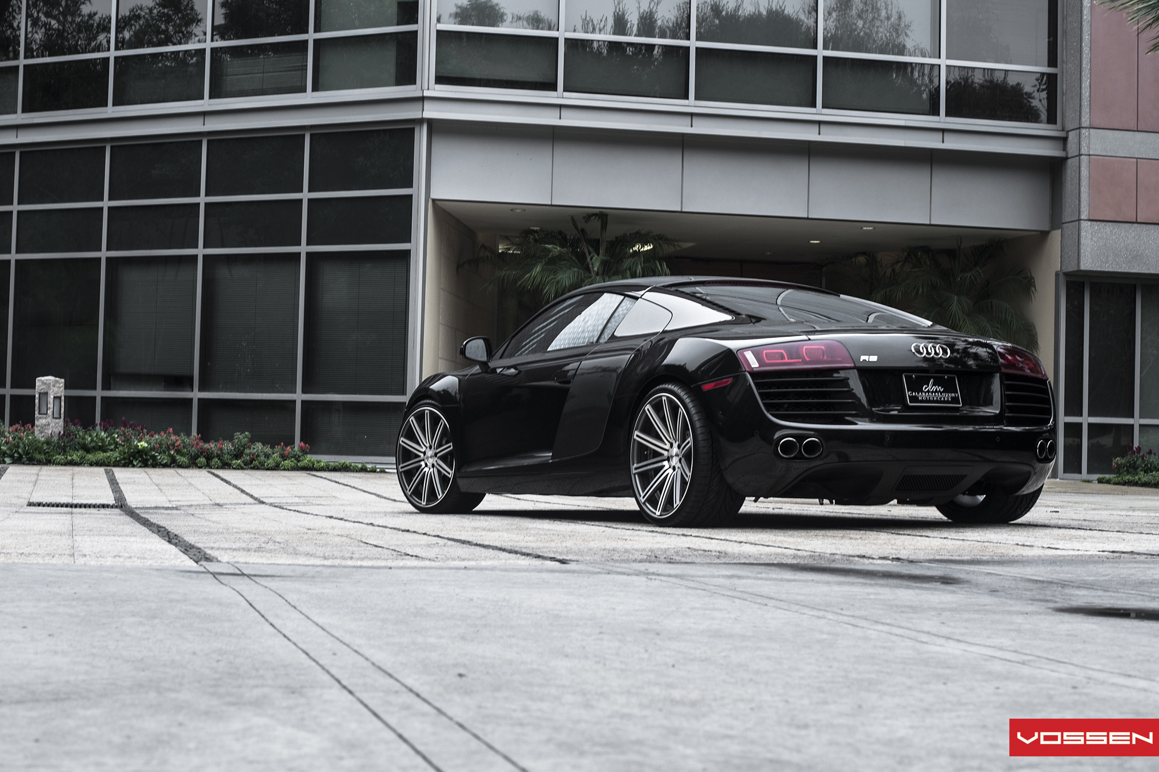 Ominous Spider: Gloss Black Audi R8 with Aftermarket Parts | CARiD.com ...