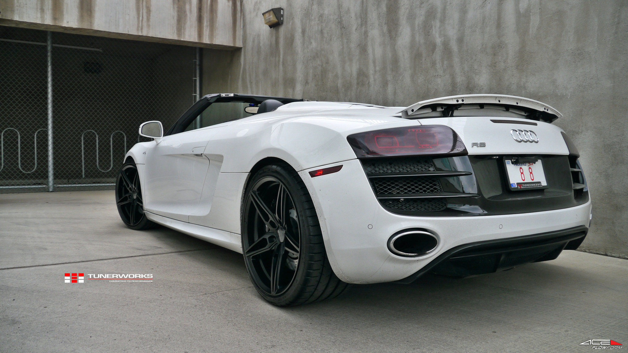 White Out R8 Tunerworks Reimagenes White Convertible Audi R8 V10 | CARiD.com Gallery