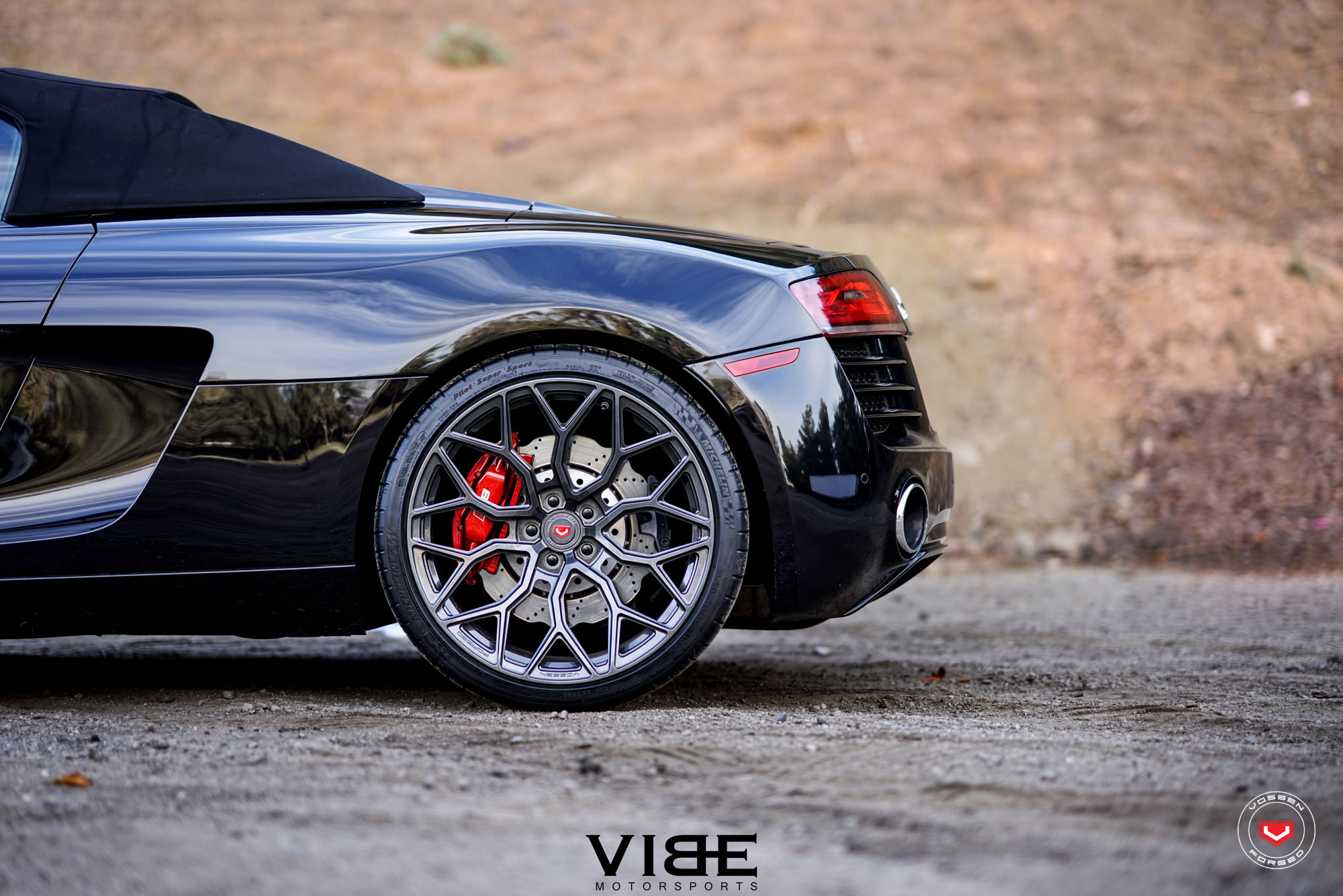 Black Pearl: Sporty Audi R8 Gets Aftermarket LED Headlights | CARiD.com ...