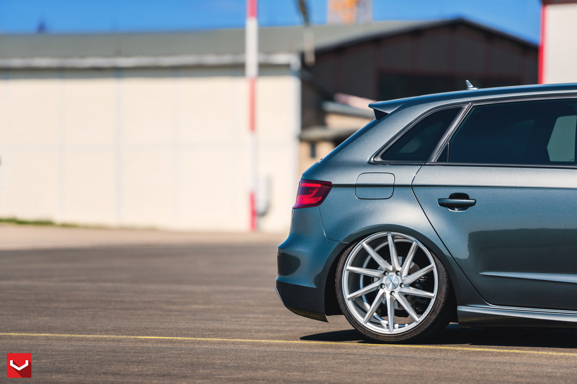 Chrome Vossen Wheels on Audi S3 - Photo by Vossen