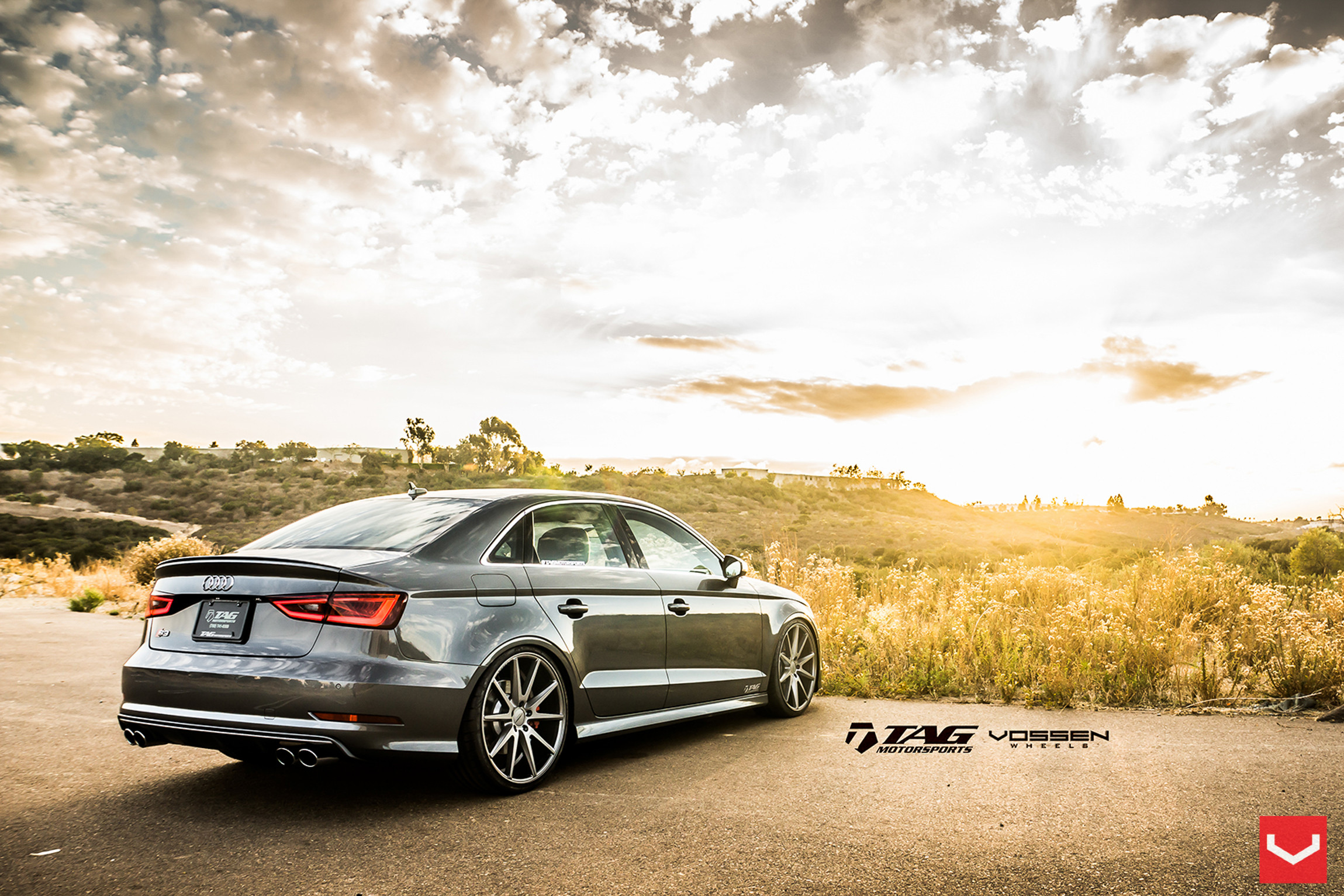 Custom Audi S3 with Rear Diffuser - Photo by Vossen