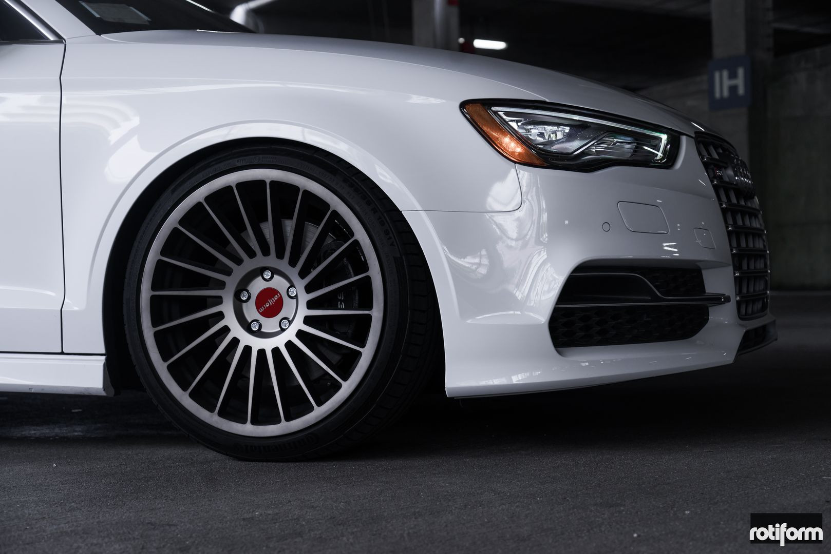 Custom Rotiform Wheels on White Audi S3 - Photo by Rotiform