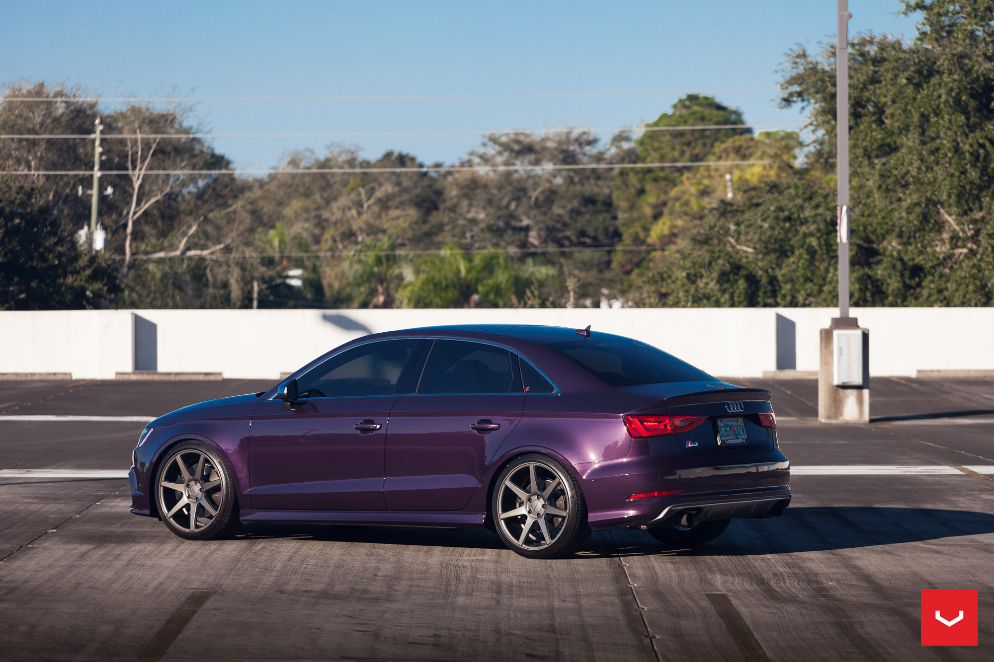 Audi S3 Sedan on Custom Wheels - Photo by Vossen