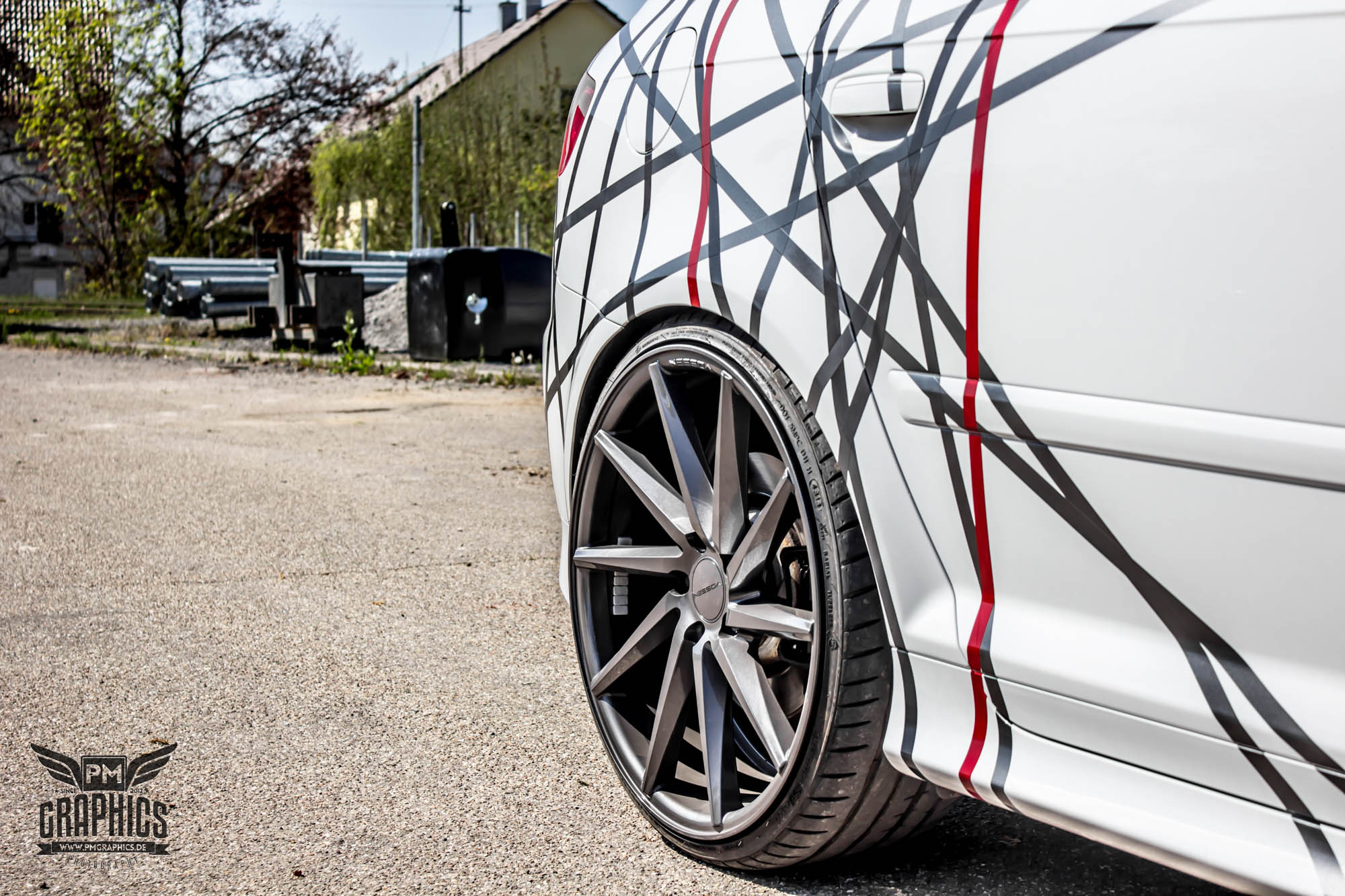 Custom Painted Audi S3 on Vossen Wheels - Photo by Vossen