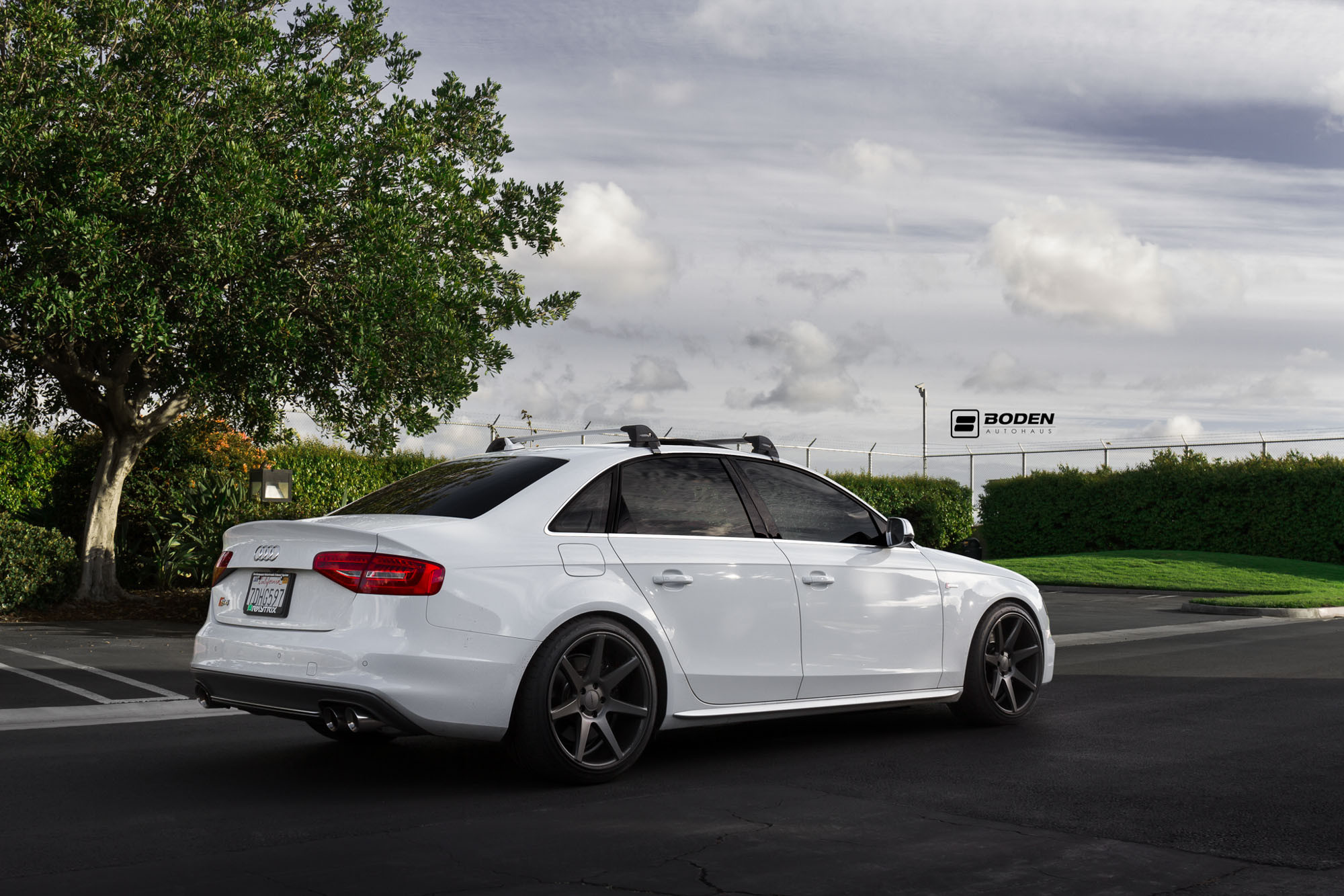 Custom Bodyside Moldings on Audi S4 - Photo by Vossen