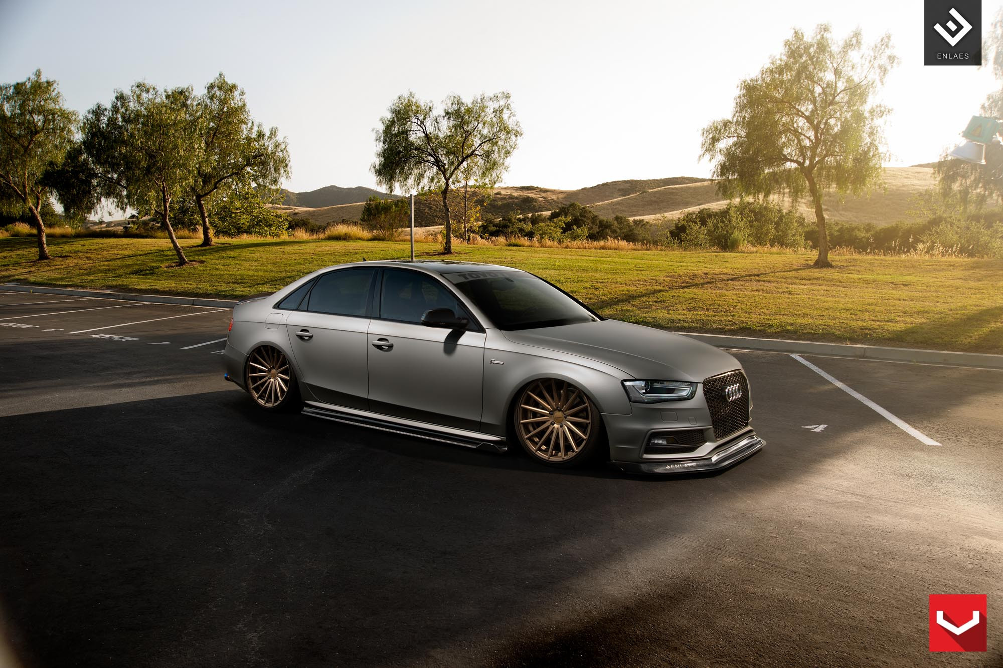 Bronze VFS Series Vossen Rims on Audi S4 - Photo by Vossen