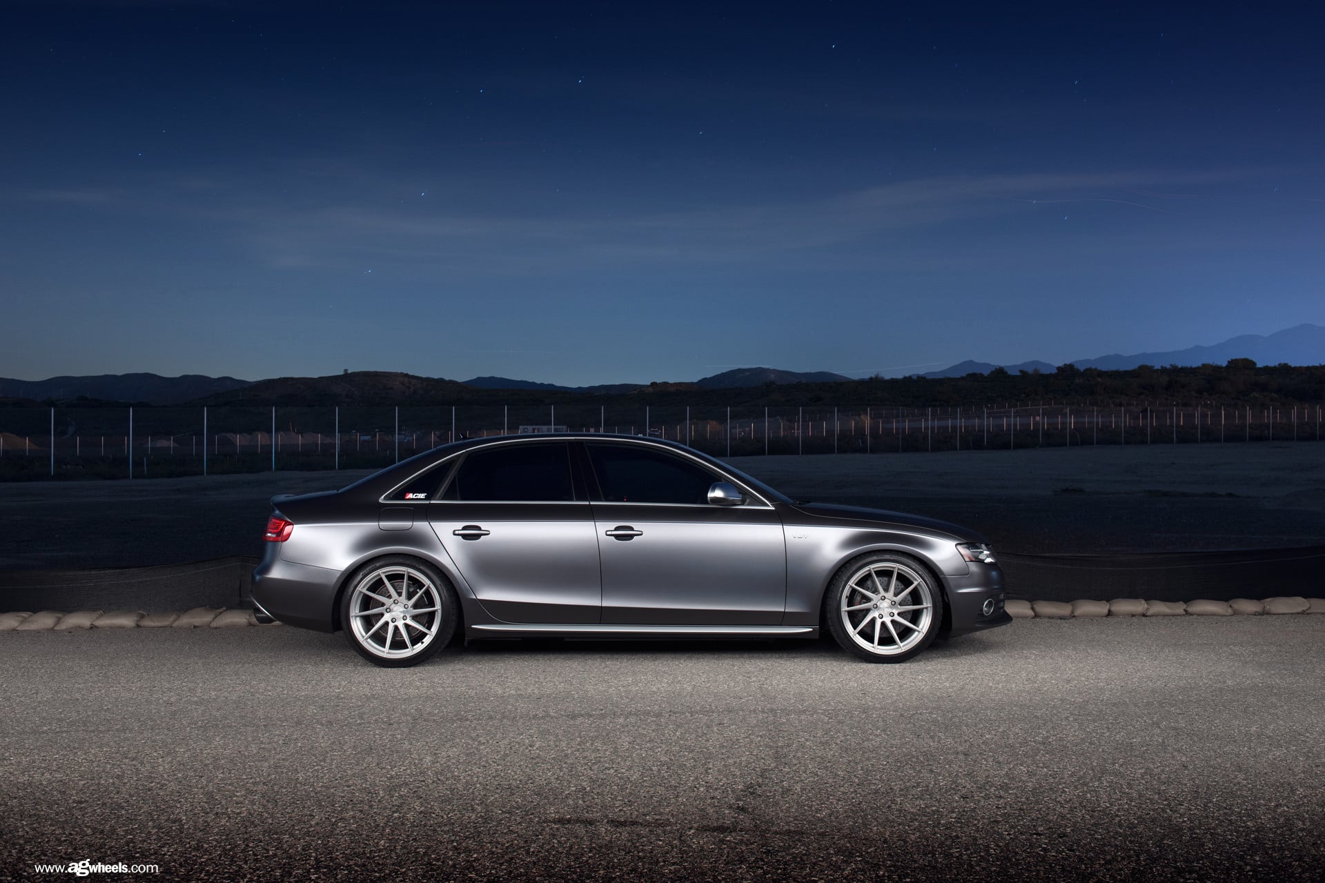 Matte Black Audi S4 On M621 Rims - Photo by Avant Garde
