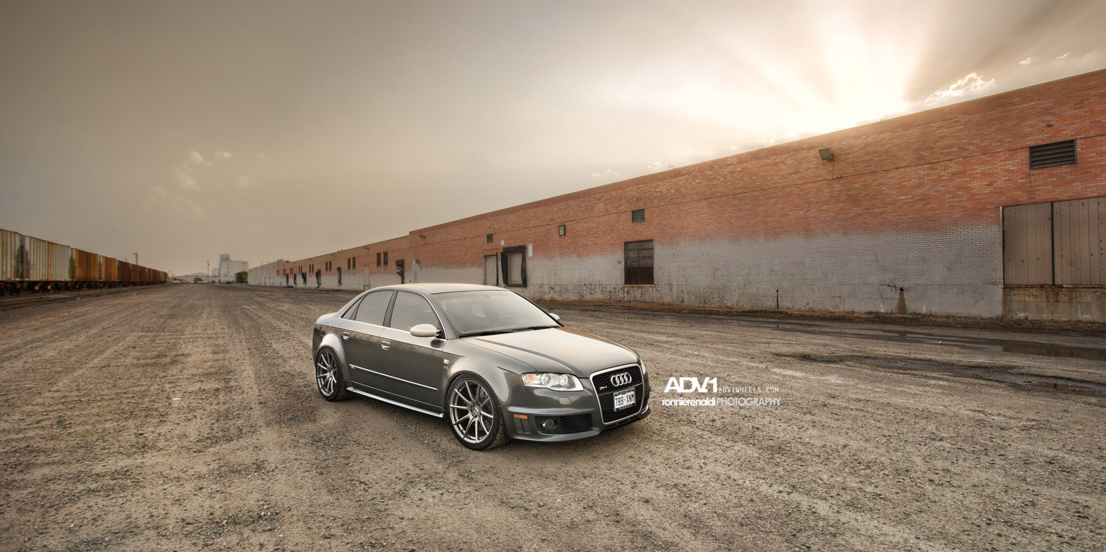Silver Audi S4 with Custom Chrome ADV1 Rims - Photo by ADV.1