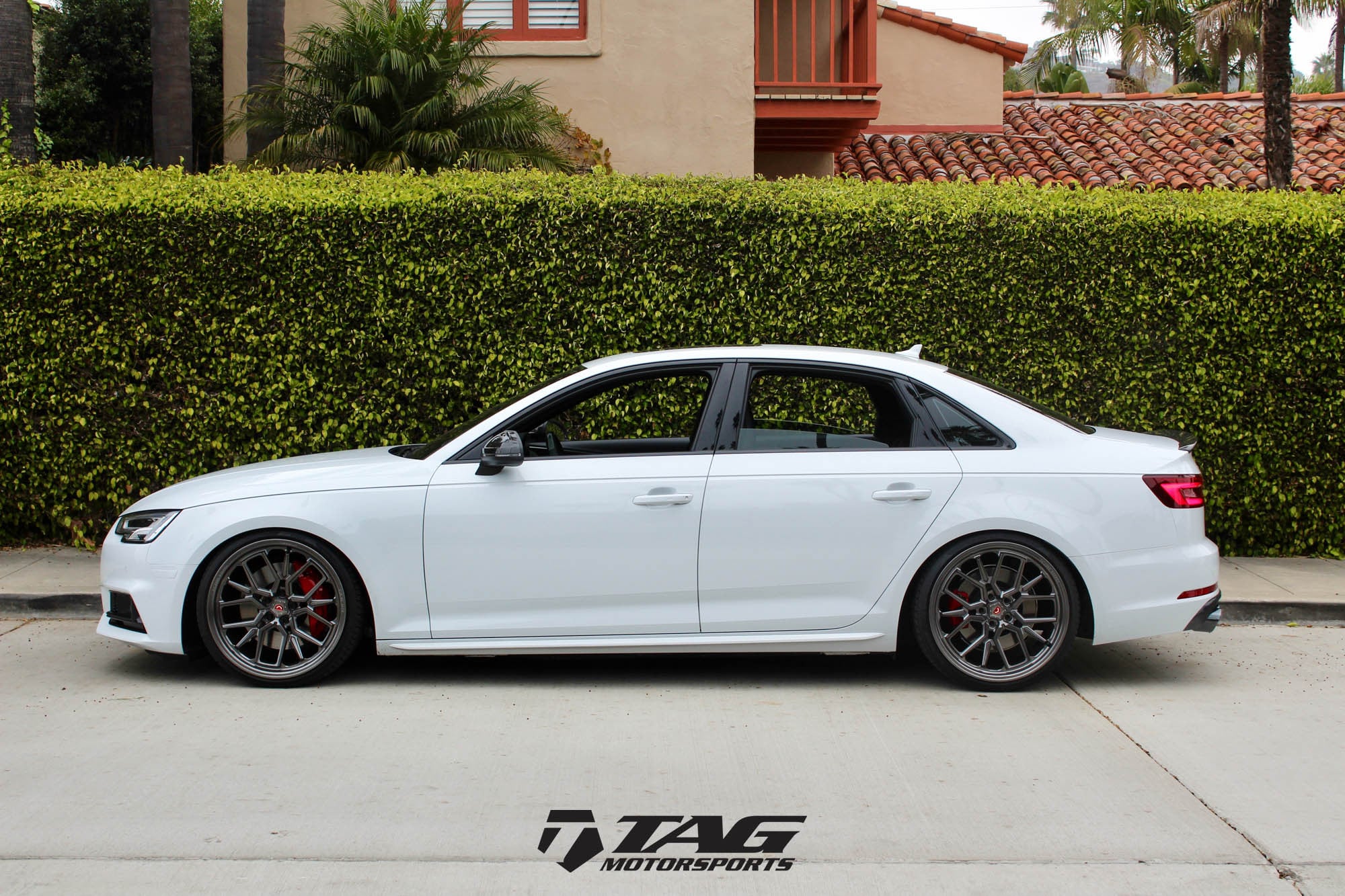 Forged Vossen Wheels on White Audi S4 - Photo by Vossen