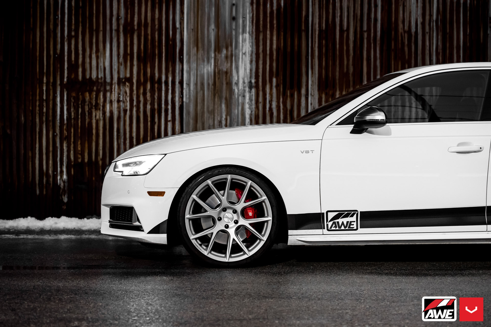Vossen Forged Wheels on White Audi S4 - Photo by Vossen