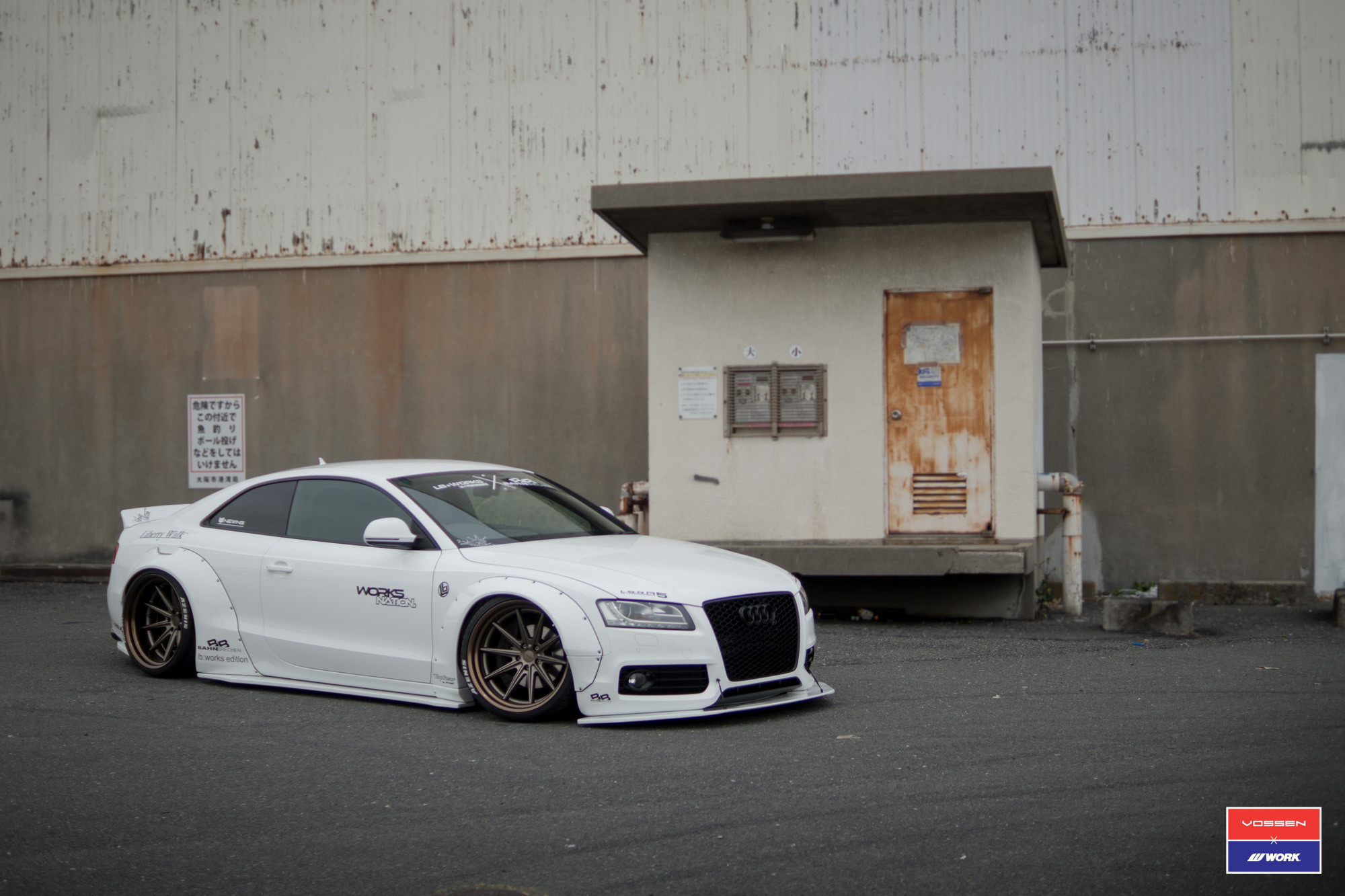 Slammed Audi S5 - Photo by Vossen