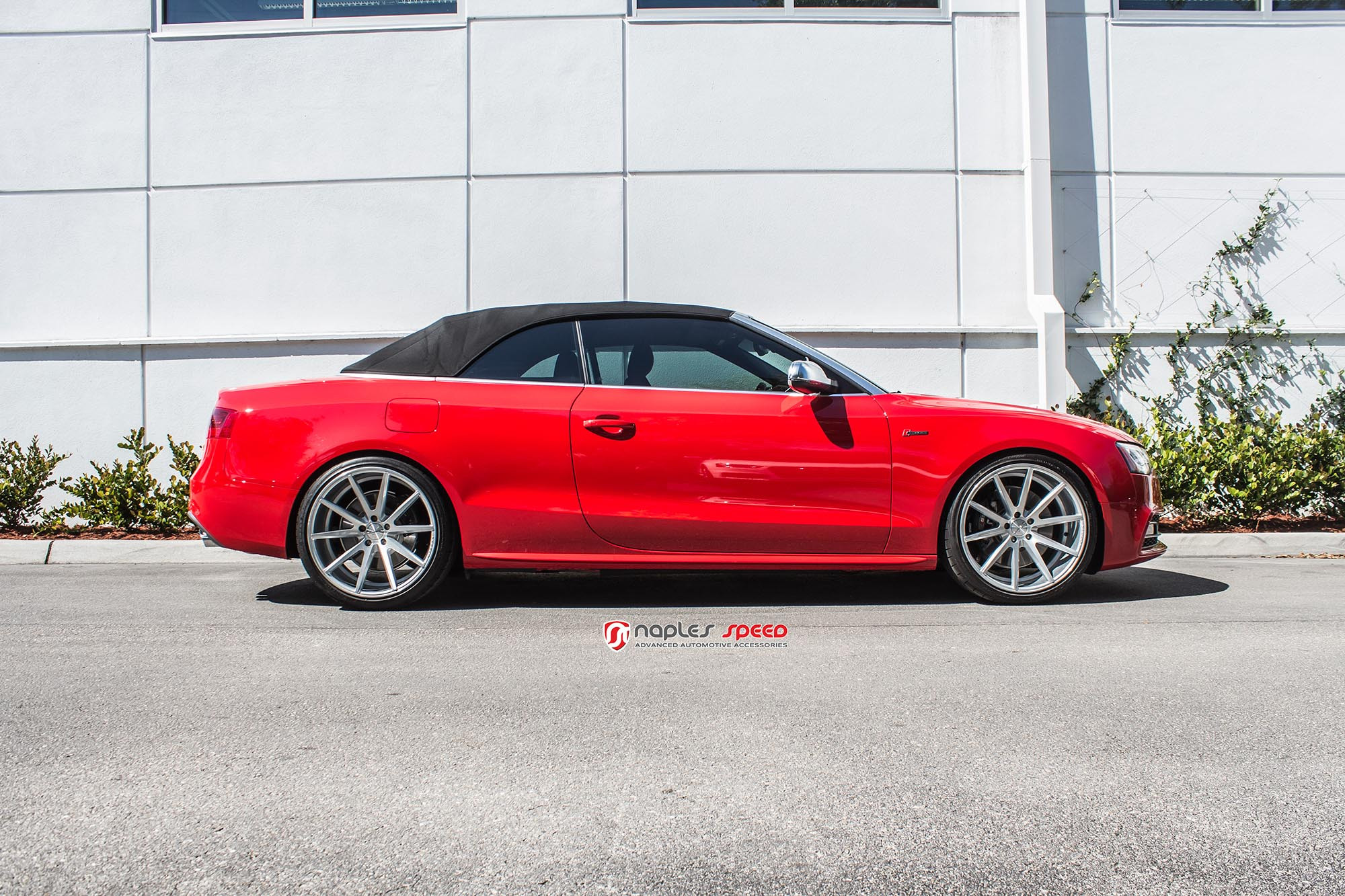 Audi S5 on Custom Chrome Flow Formed Vossen Wheels - Photo by Vossen