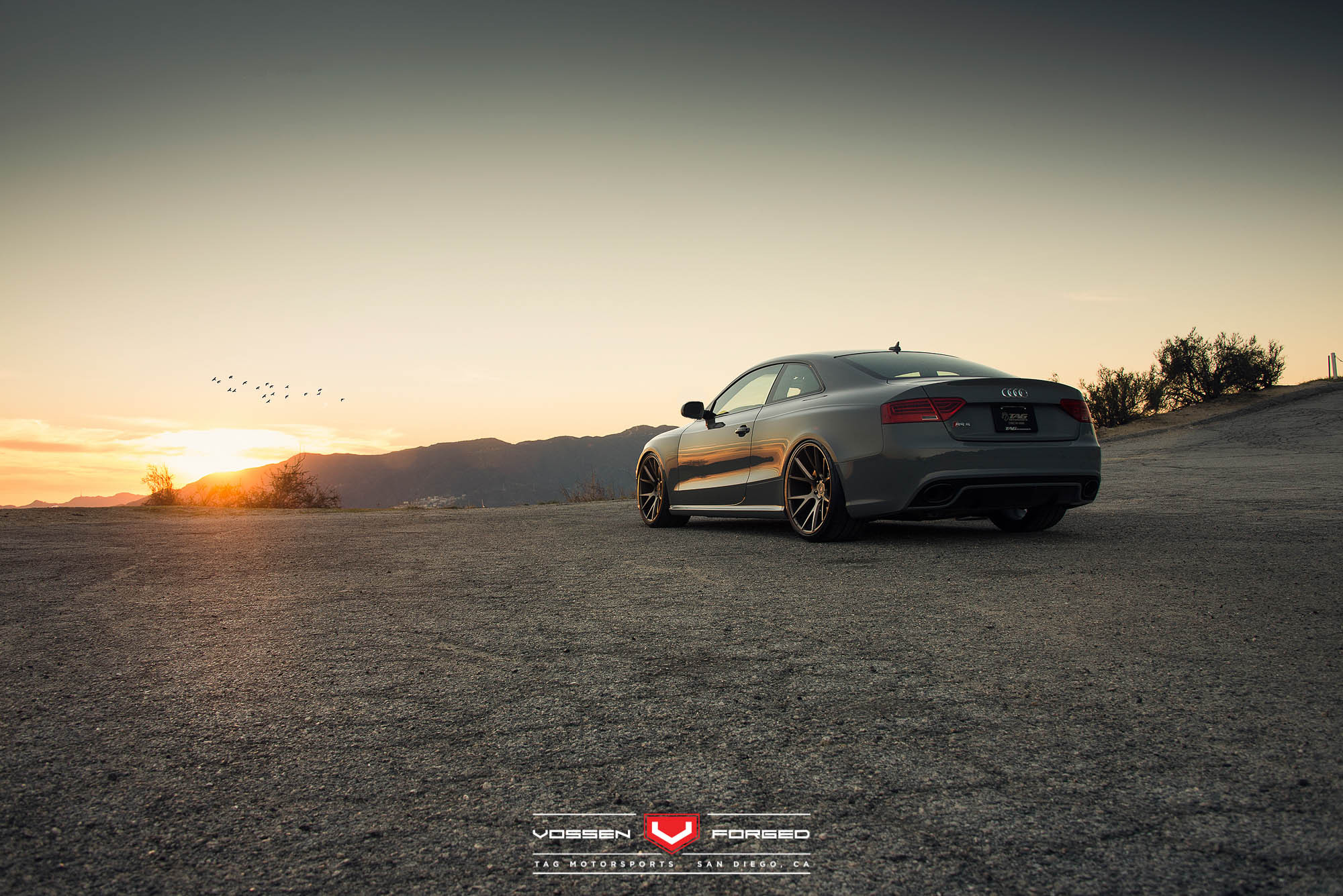 Dark Smoke Vossen Forged Wheels on Audi S5 - Photo by Vossen