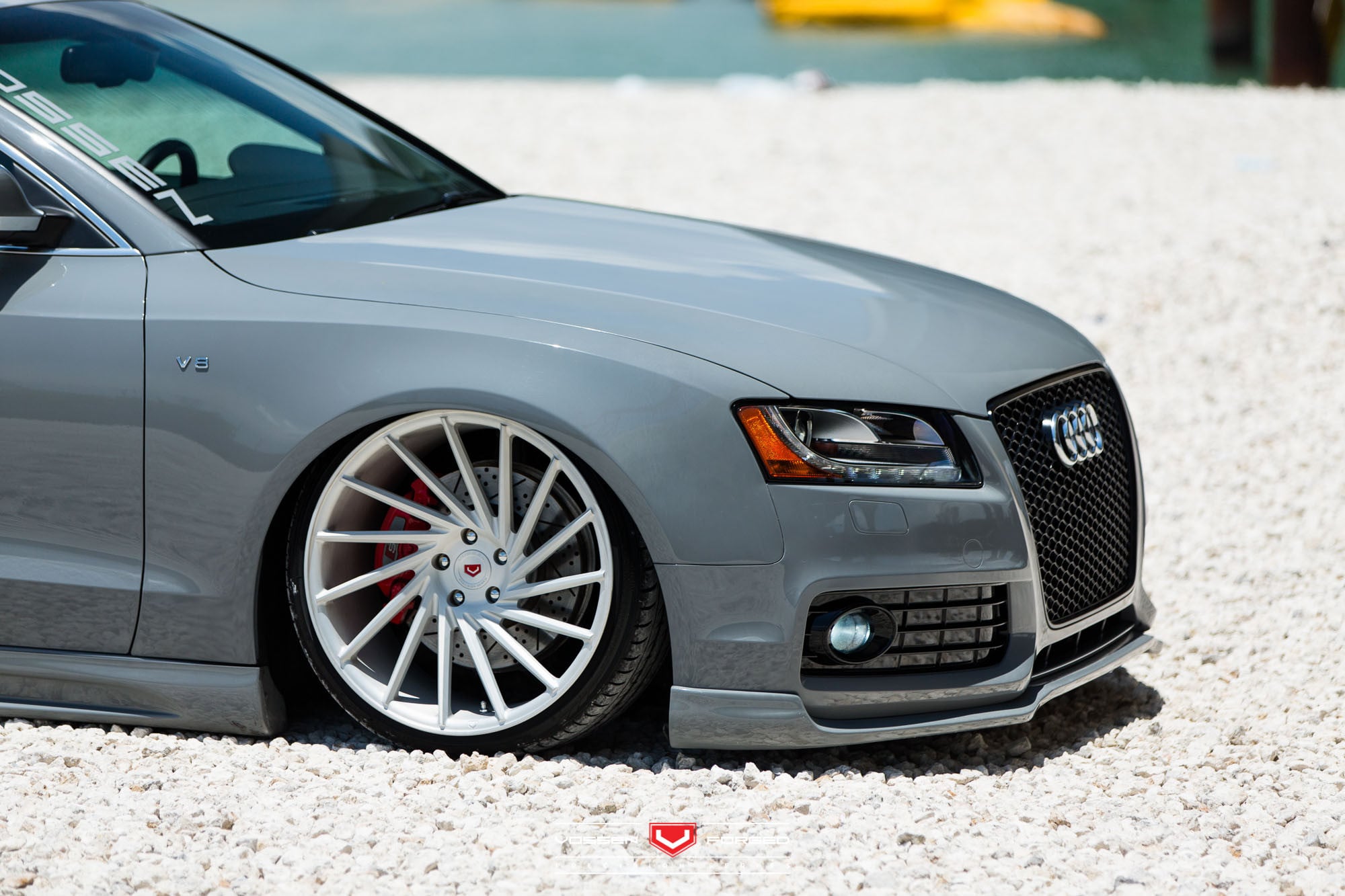 Audi S5 Coupe Fornt Bumper Lip - Photo by Vossen
