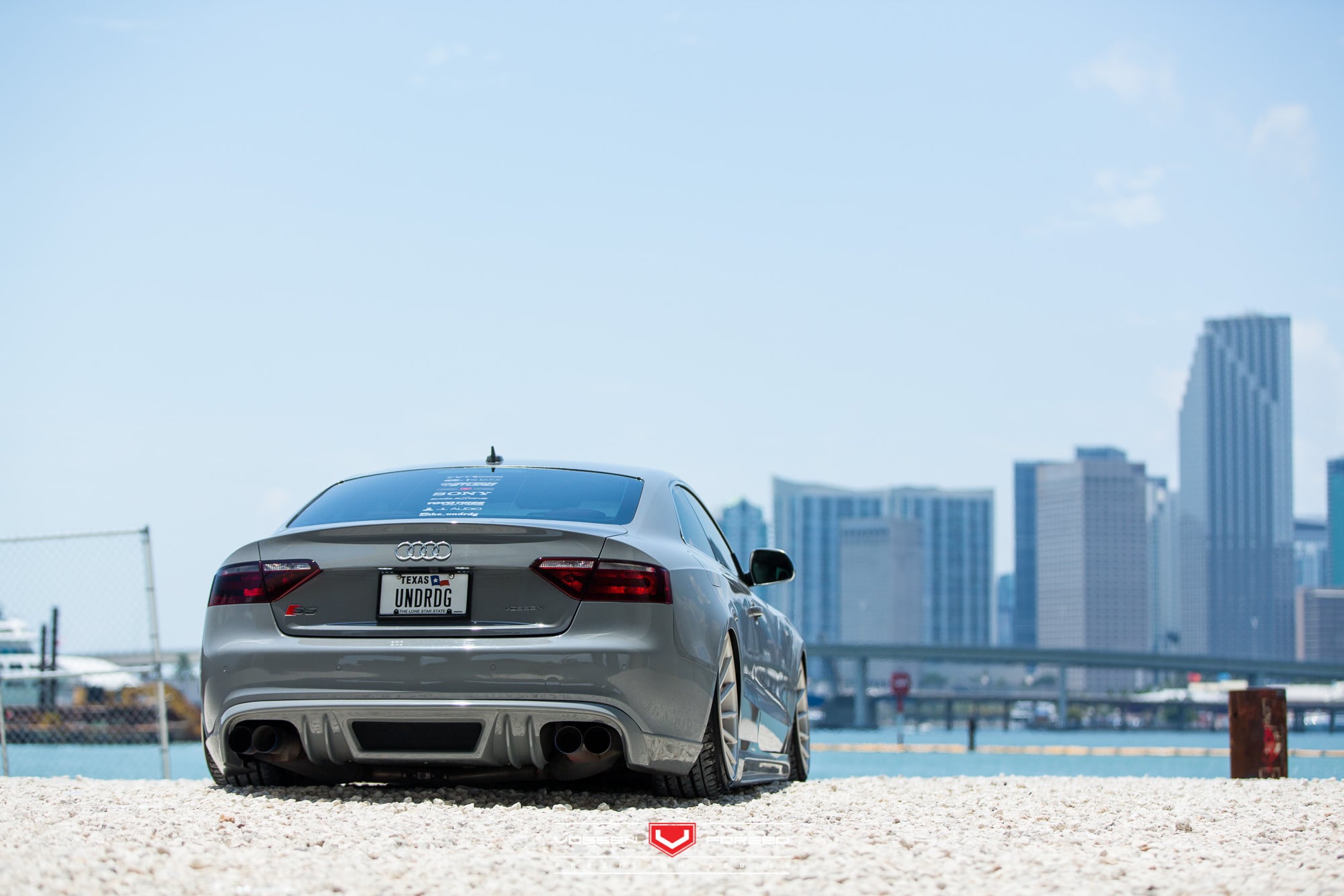 Custom Rear Diffuser on Audi S5 - Photo by Vossen