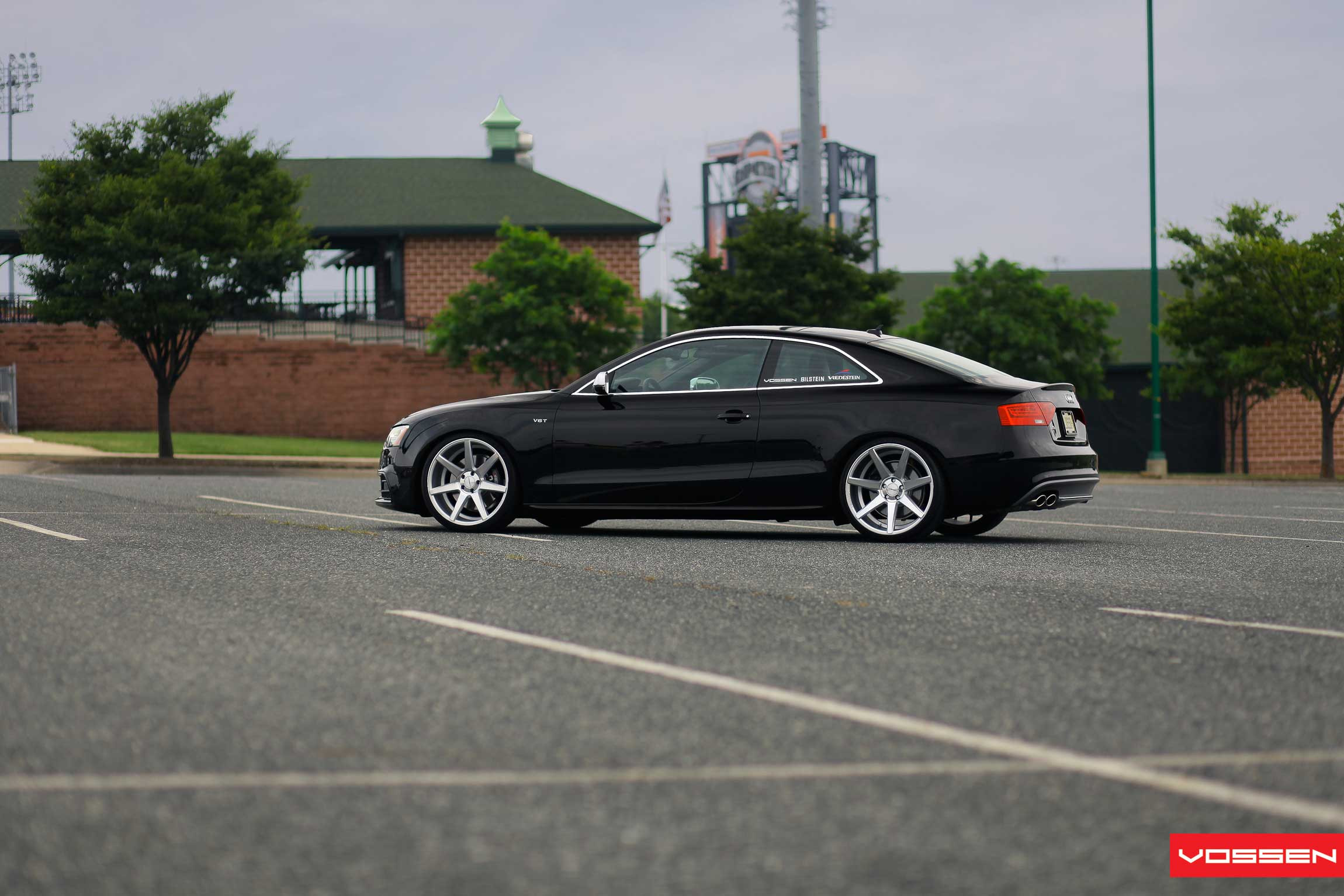 Black Audi S5 Rear Bumper Cover - Photo by Vossen
