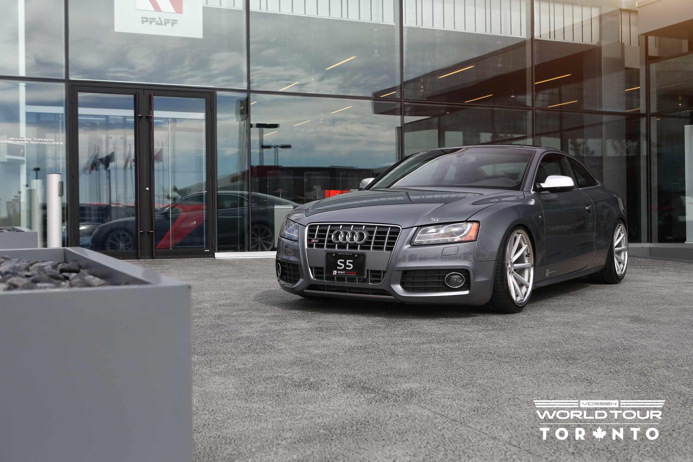 Audi S5 with Chrome Grille - Photo by Vossen