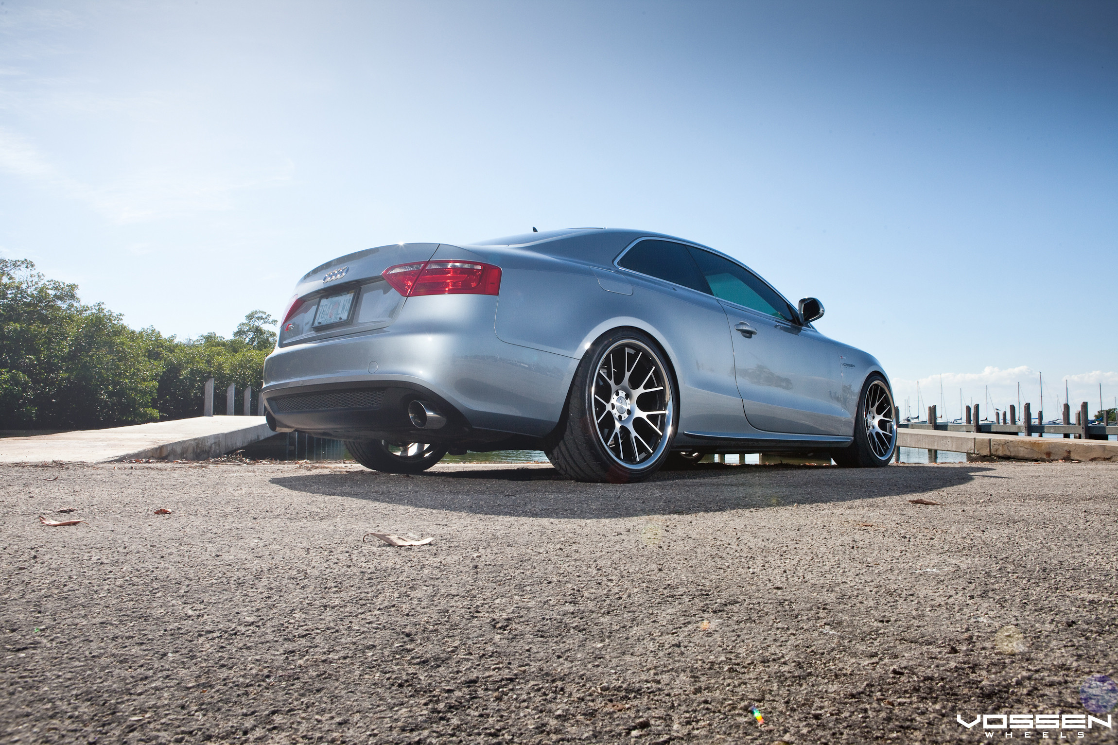 Forged Vossen VPS Rims on Silver Audi S5 - Photo by Vossen