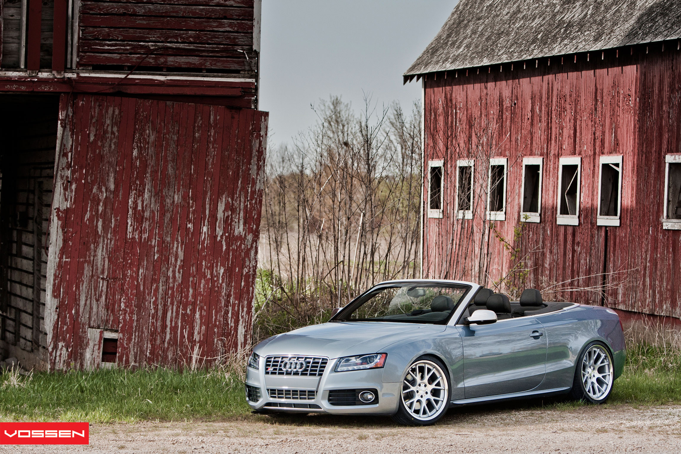 Custom Silver Convertible Audi S5 - Photo by Vossen