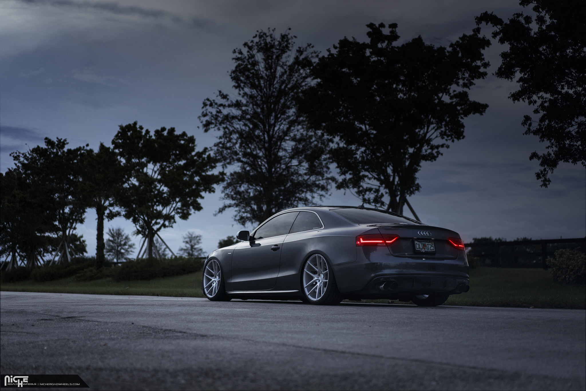Stanced Audi S5 Coupe - Photo by Niche