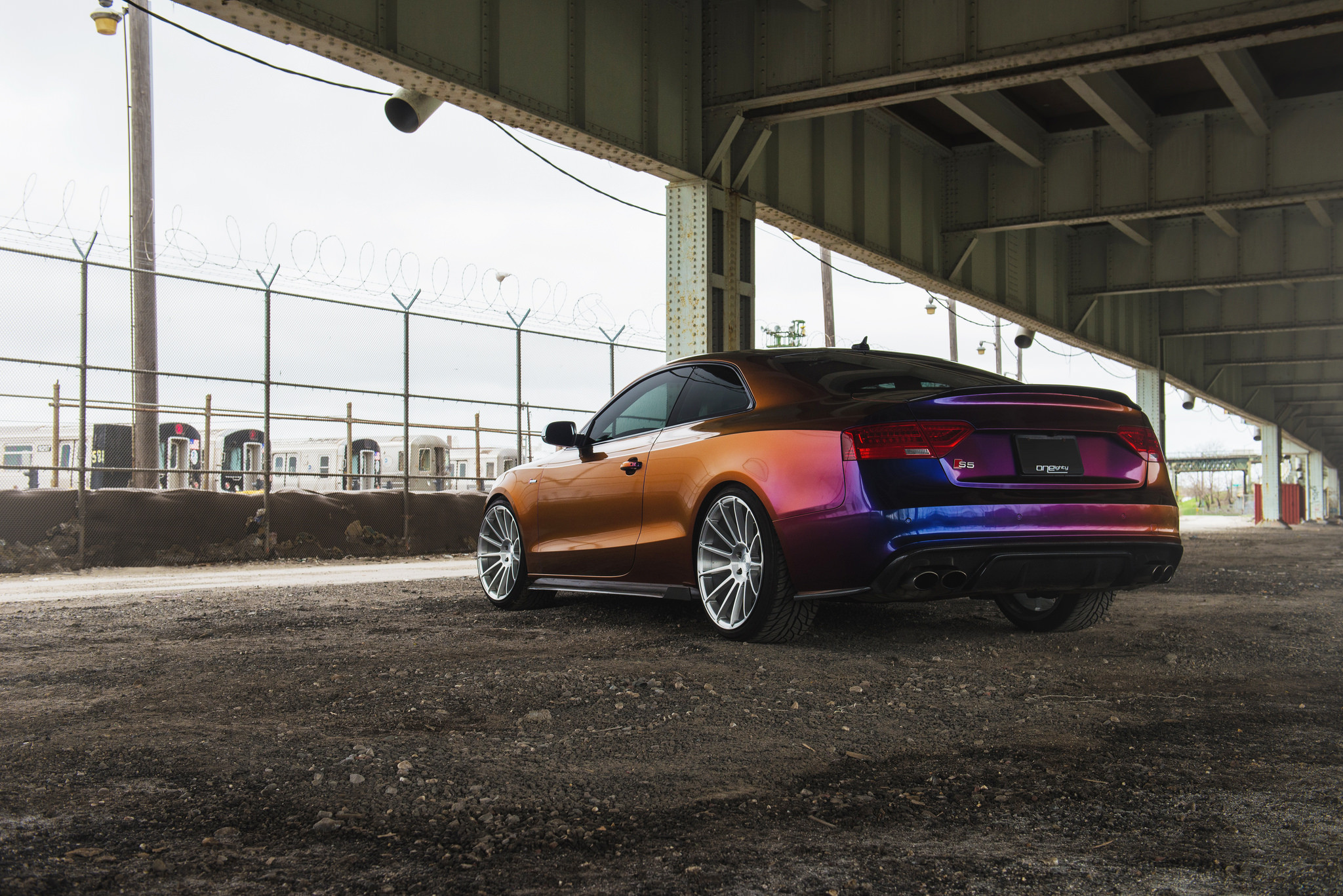 Purple Audi S5 Coupe - Photo by Niche