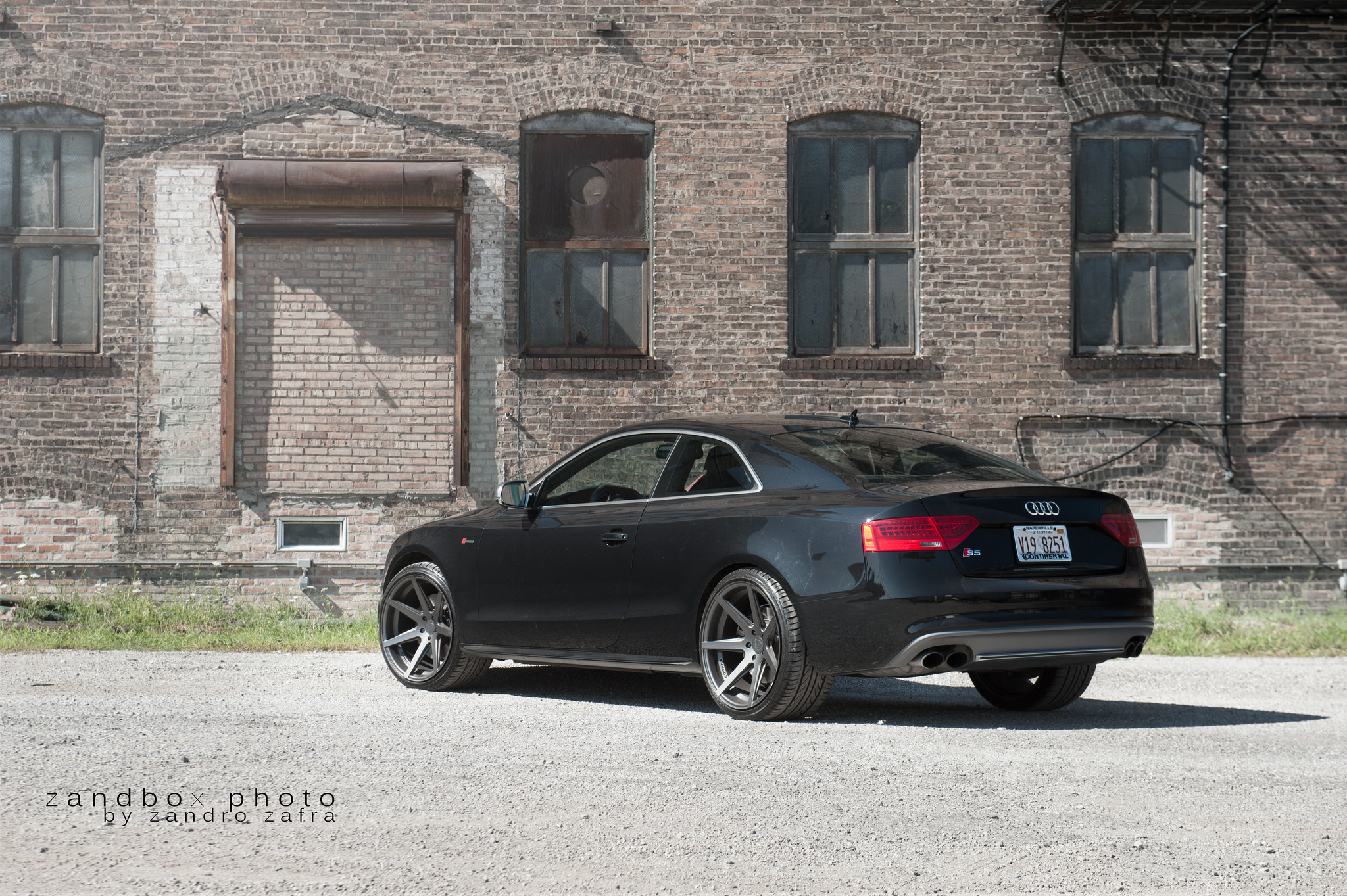 Custom Black Audi S5 Rear Diffuser - Photo by zandbox