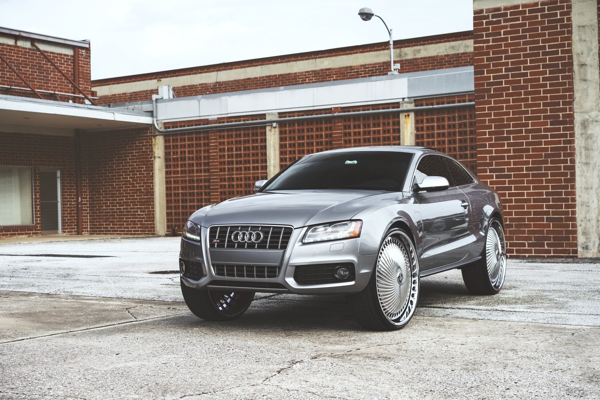 Audi A5 on Chrome Diragio DUB Wheels - Photo by DUB