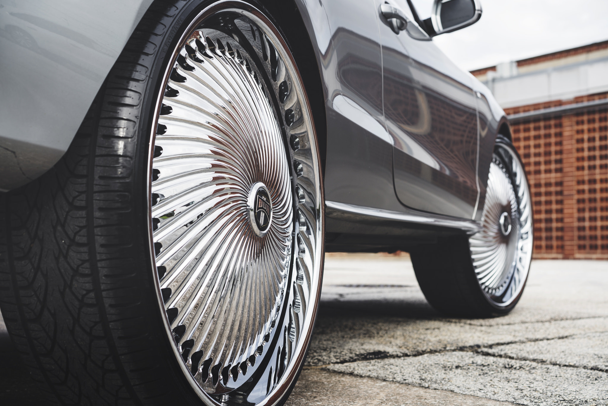 28 Inch Diragio Chrome DUB Rims on Audi A5 - Photo by DUB