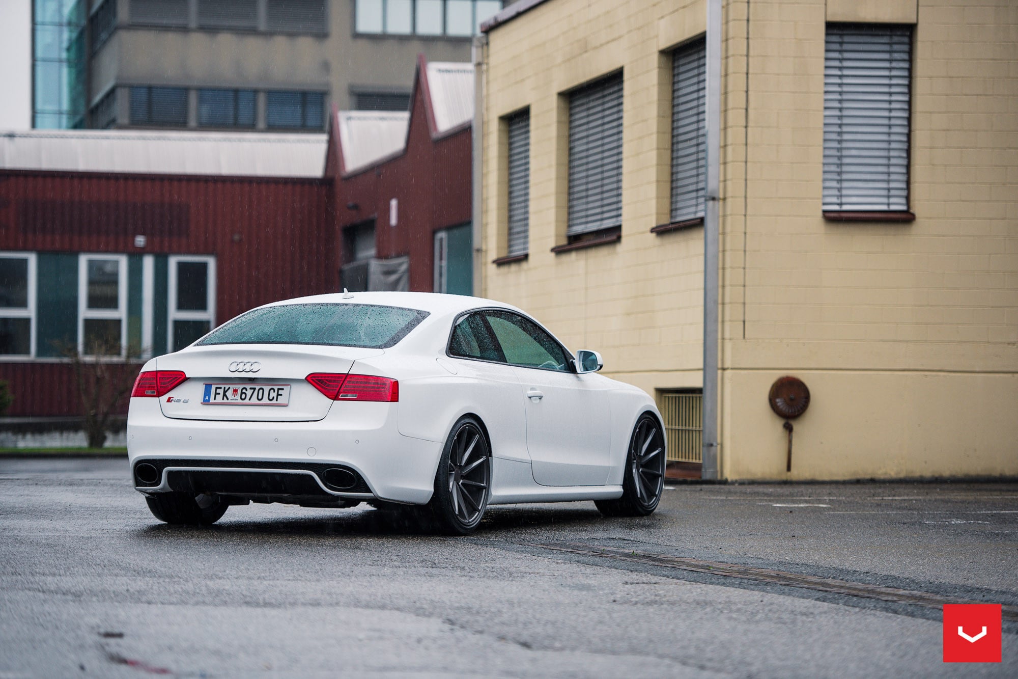 Red Aftermarket Taillights on Audi S5 - Photo by Vossen