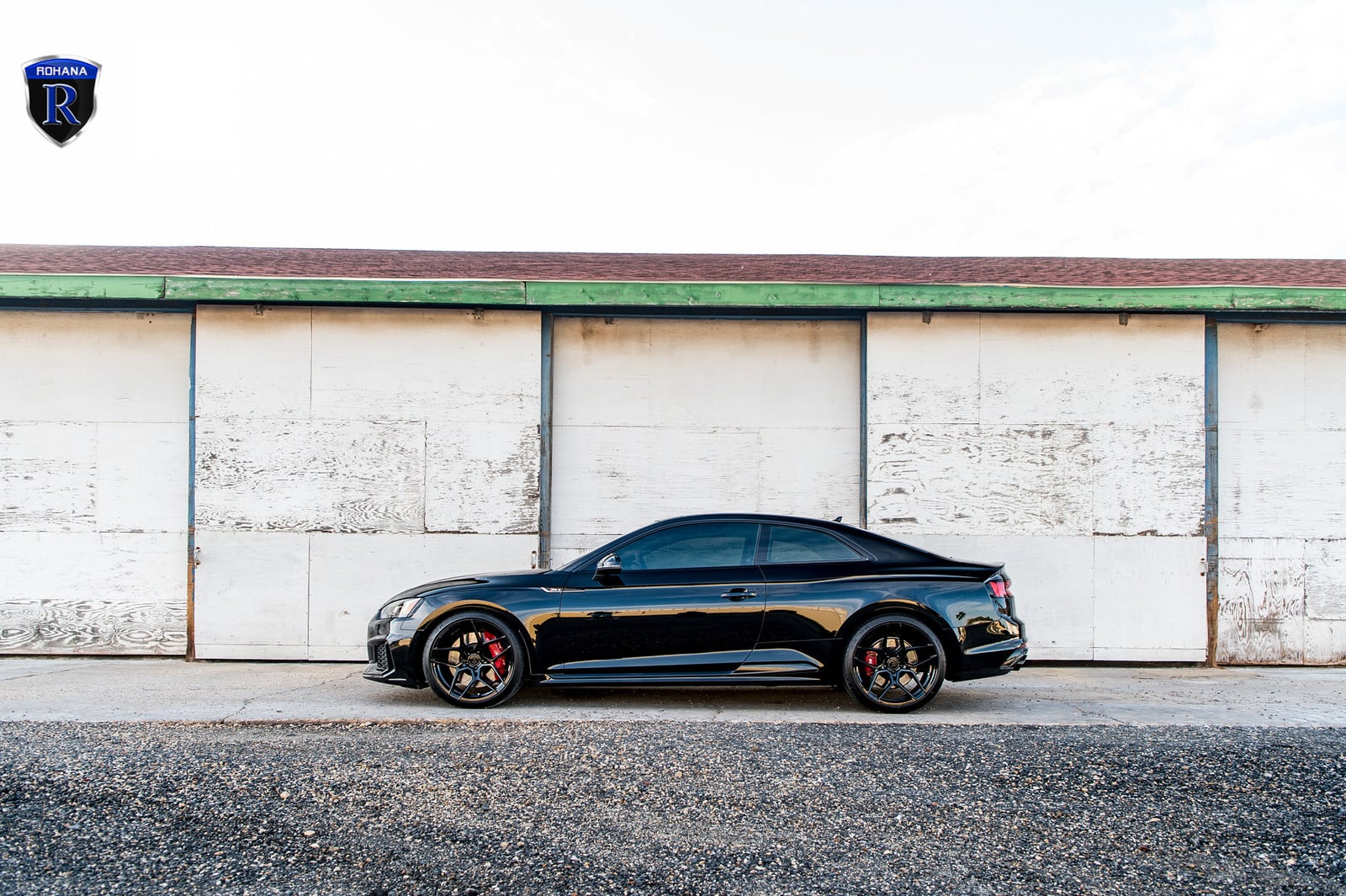 Custom Black Audi S5 Quattro Side Skirts - Photo by Rohana Wheels