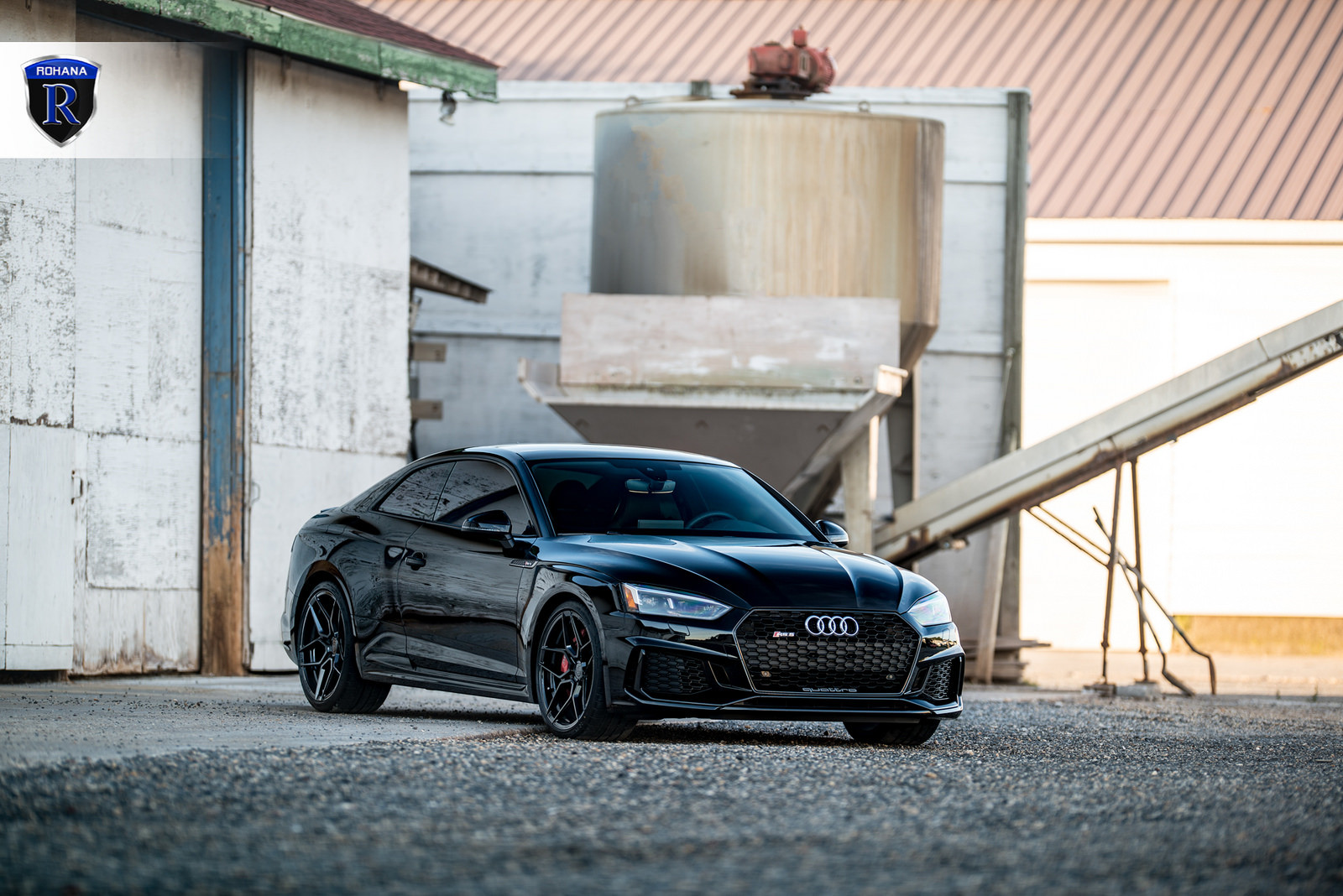 Black Audi S5 Quattro with Custom Rohana Wheels - Photo by Rohana Wheels