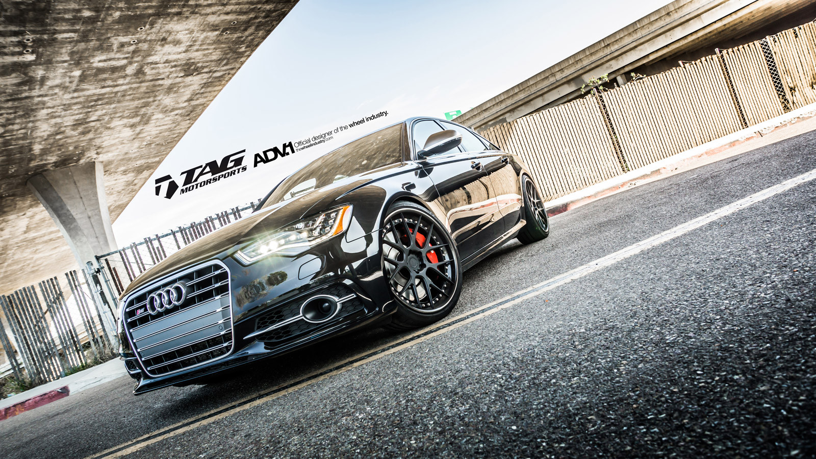 Gloss Black Audi S6 with LED Headlights - Photo by ADV.1