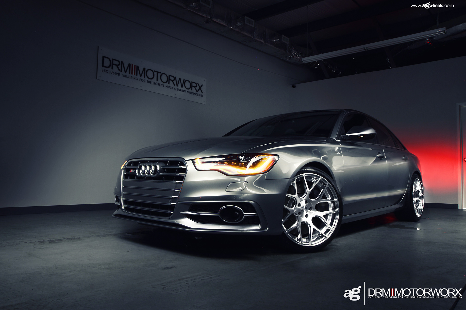 Platinum Audi S6 On M310 Wheels by Avant Garde in Hyper Silver - Photo by Avant Garde