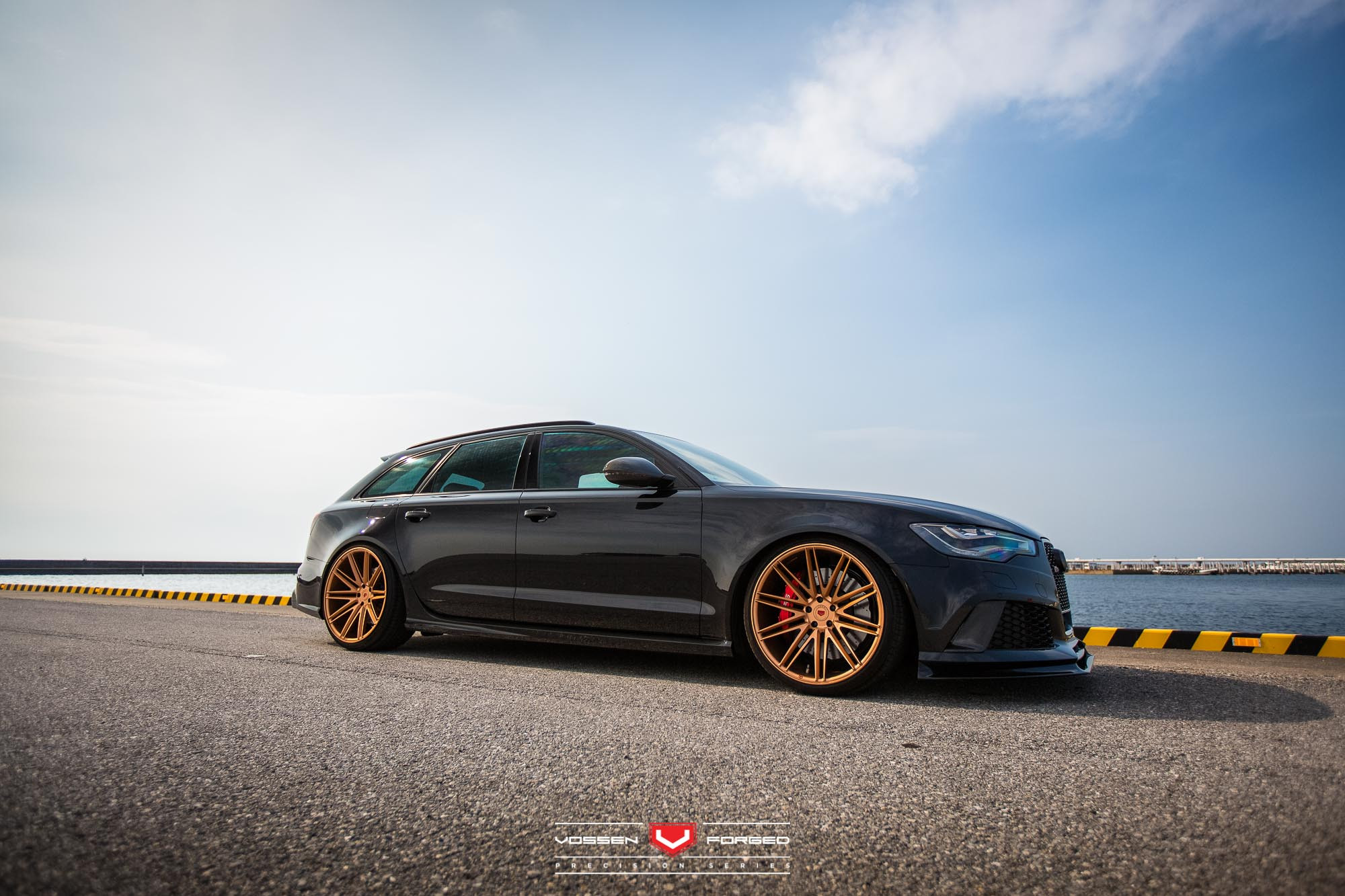 Aftermarket LED Headlights on Audi S6 - Photo by Vossen