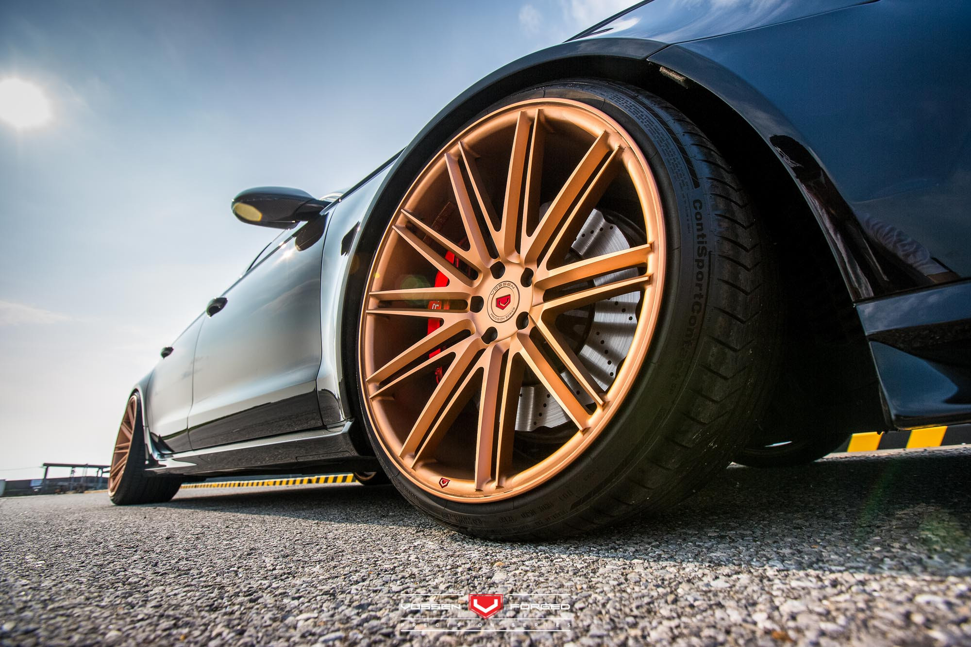 Audi S6 with Precision Series Bronze Vossen Rims - Photo by Vossen