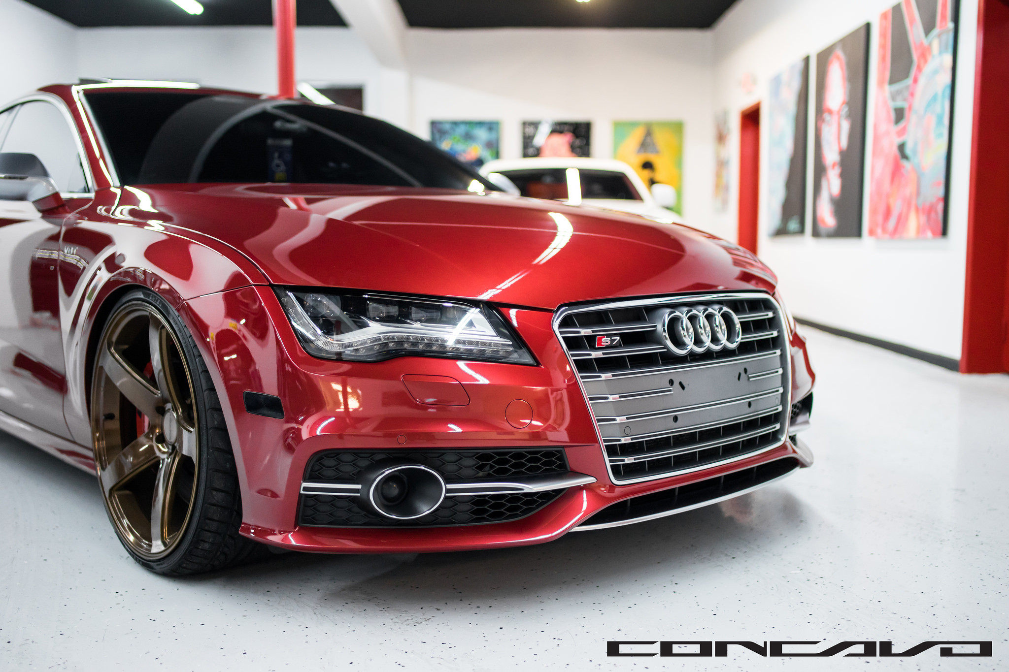 Audi S7 Custom Grille - Photo by Concavo