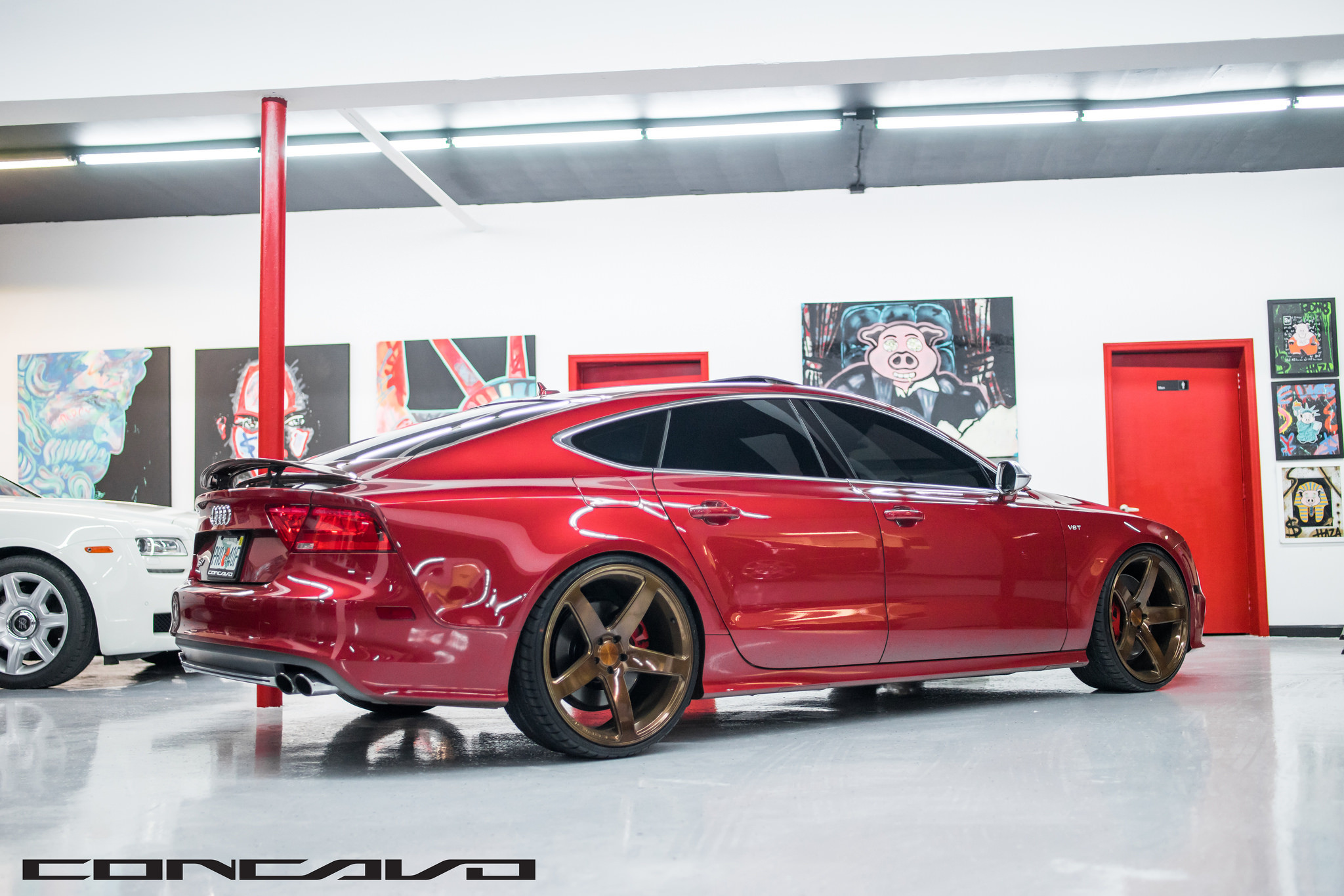 Audi S7 Sitting on the Showroom Floor - Photo by Concavo