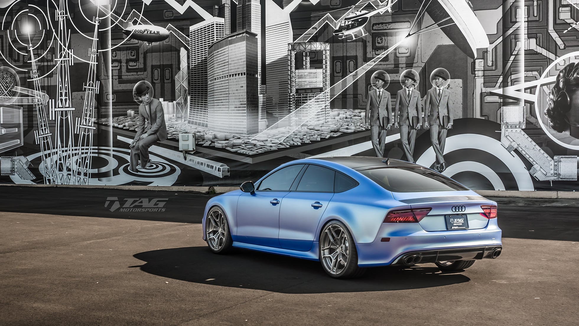 Chameleon Audi S7 Rear Bumper Cover - Photo by Rotiform