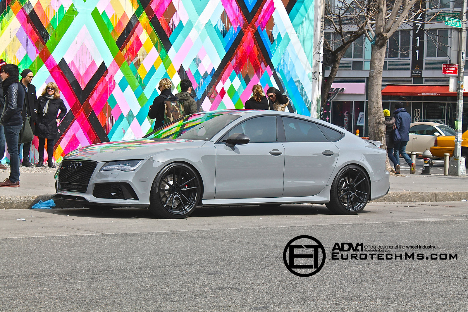 Gray Audi RS7 with Custom ADV5.0 Rims - Photo by ADV.1