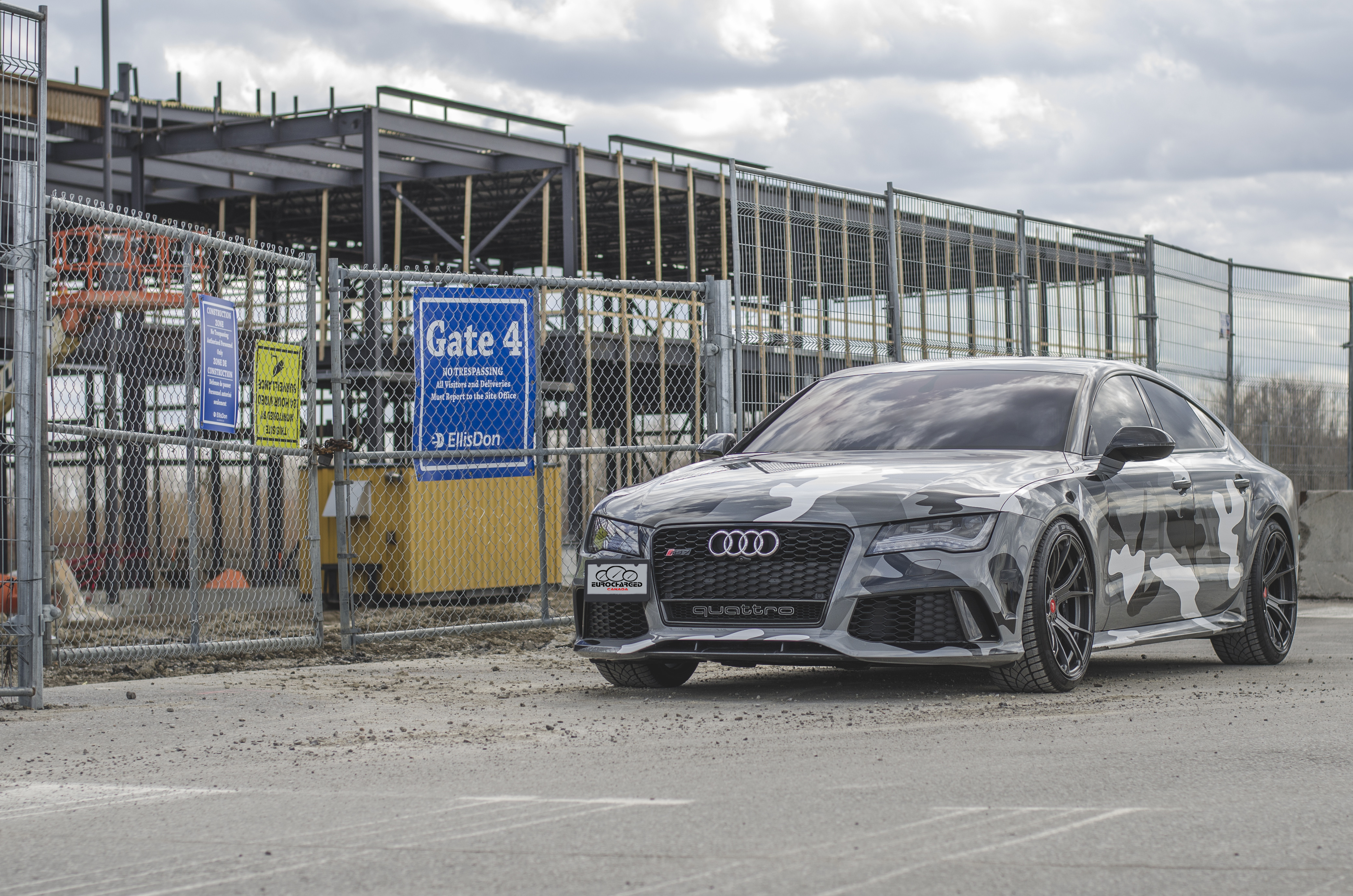 Custom Camo Painted Audi S7 - Photo by Vorstiner