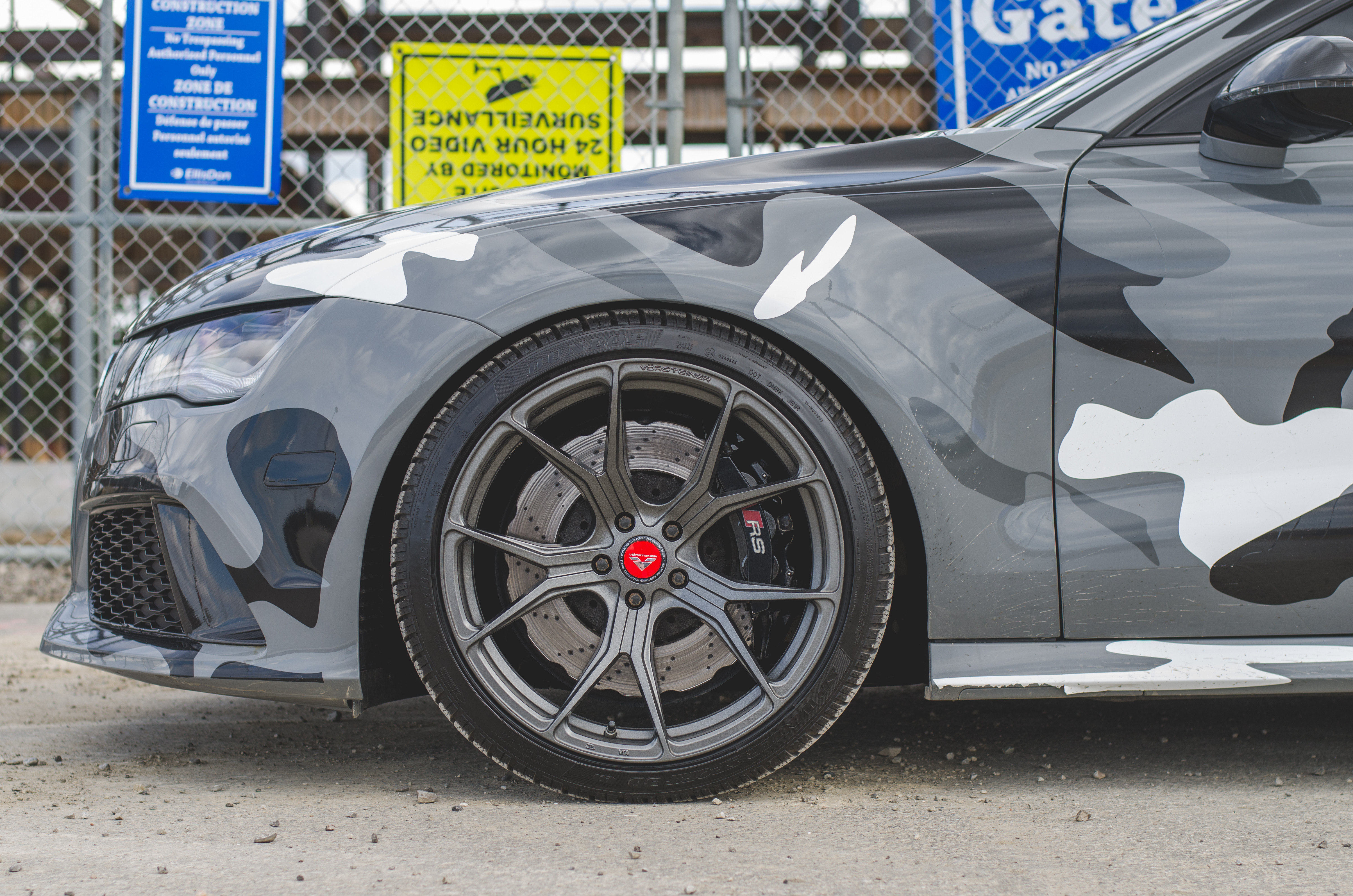 Mercury Graphite Vorsteiner Wheels on Camo Audi S7 - Photo by Vorstiner