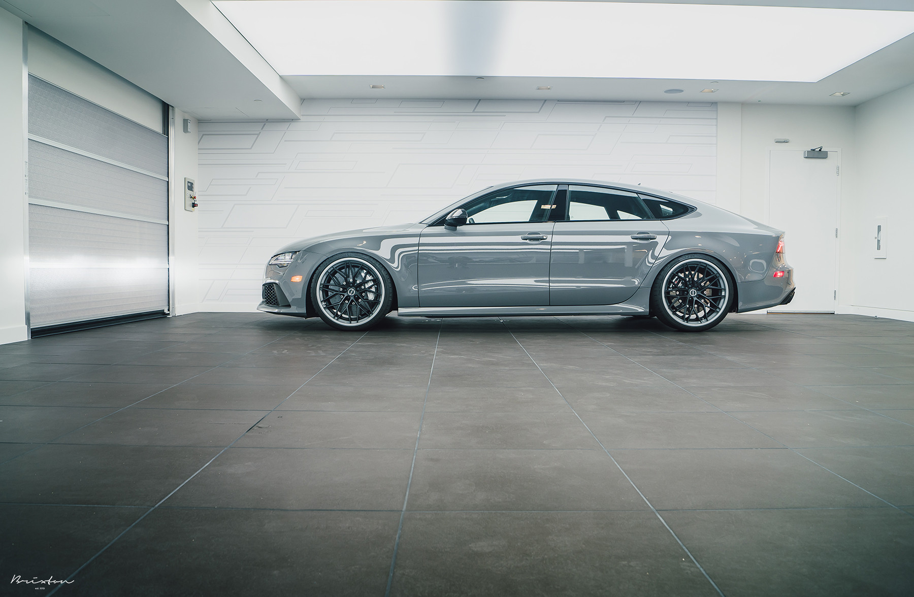 Gray Audi S7 with Custom Brixton Forged Wheels - Photo by Brixton Forged Wheels
