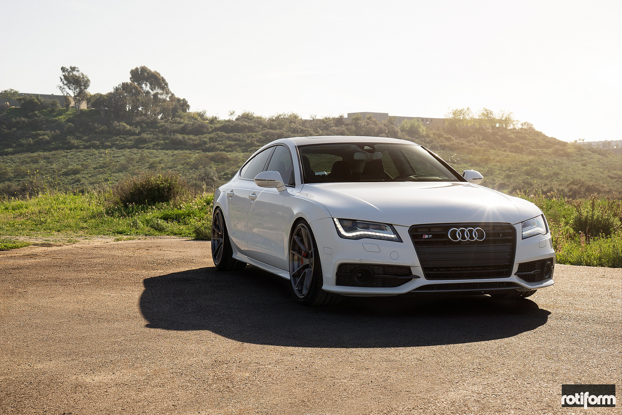 Diamond White S7 Sitting on Rotiform SPF Wheels - Photo by Rotiform