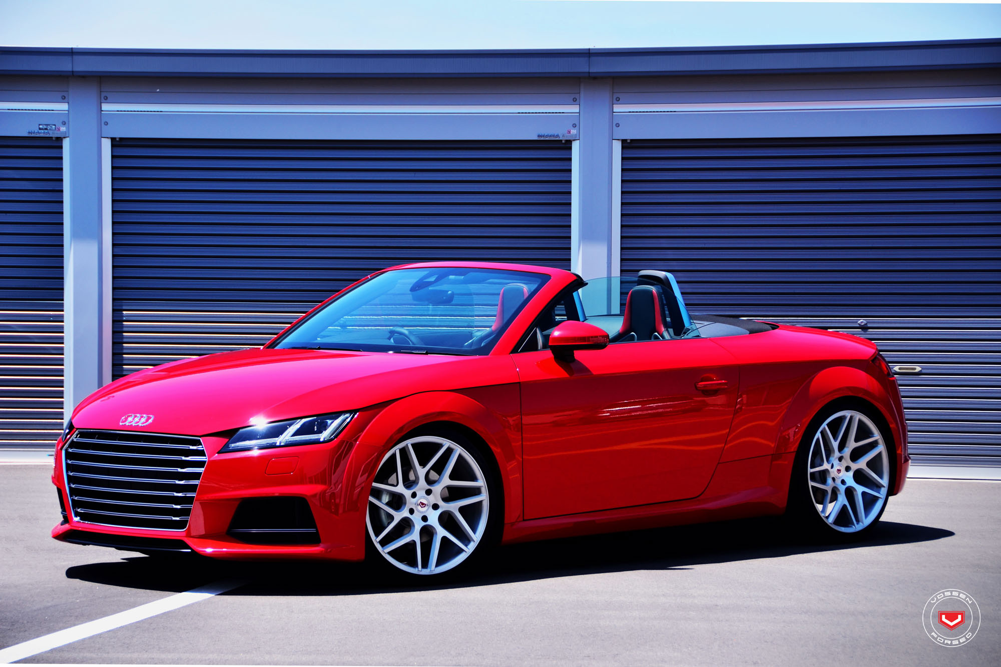 Lowered Audi TT on Vossen Wheels - Photo by Vossen