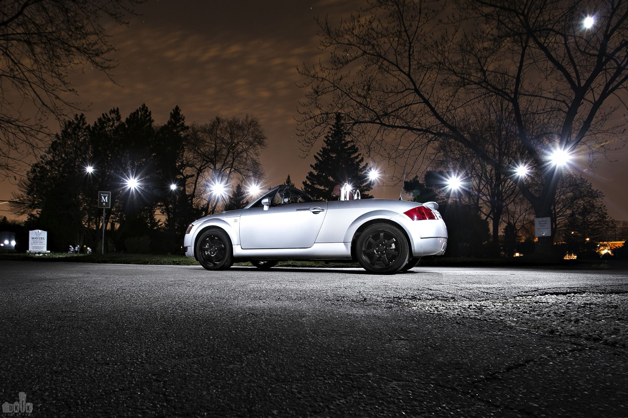 Custom Side Skirts on Silver Convertible Audi TT - Photo by dan kinzie