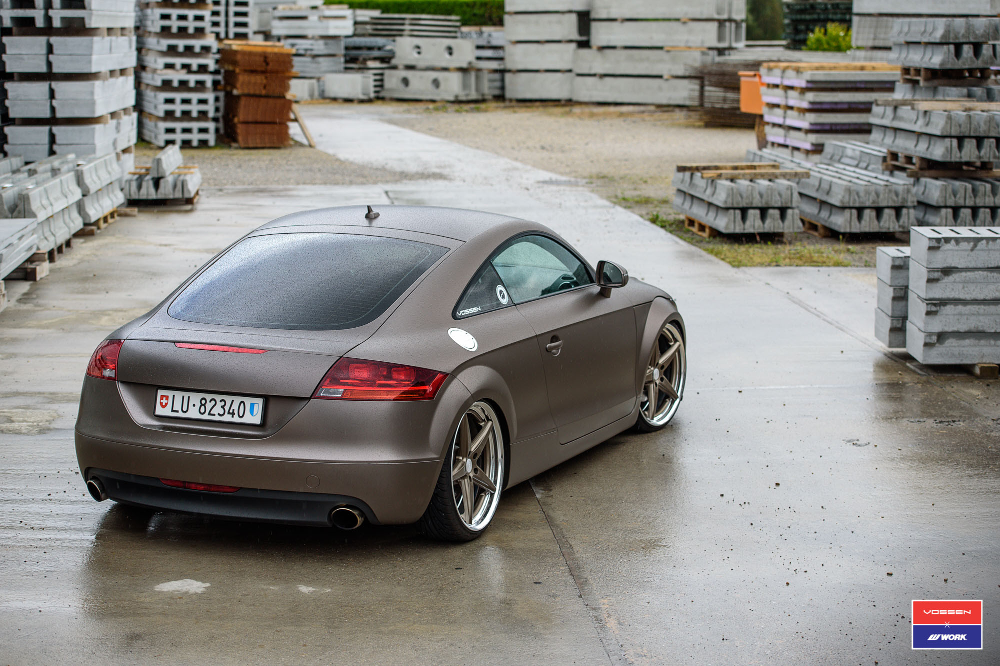 Audi TT With Chrome Gas Cap - Photo by Vossen