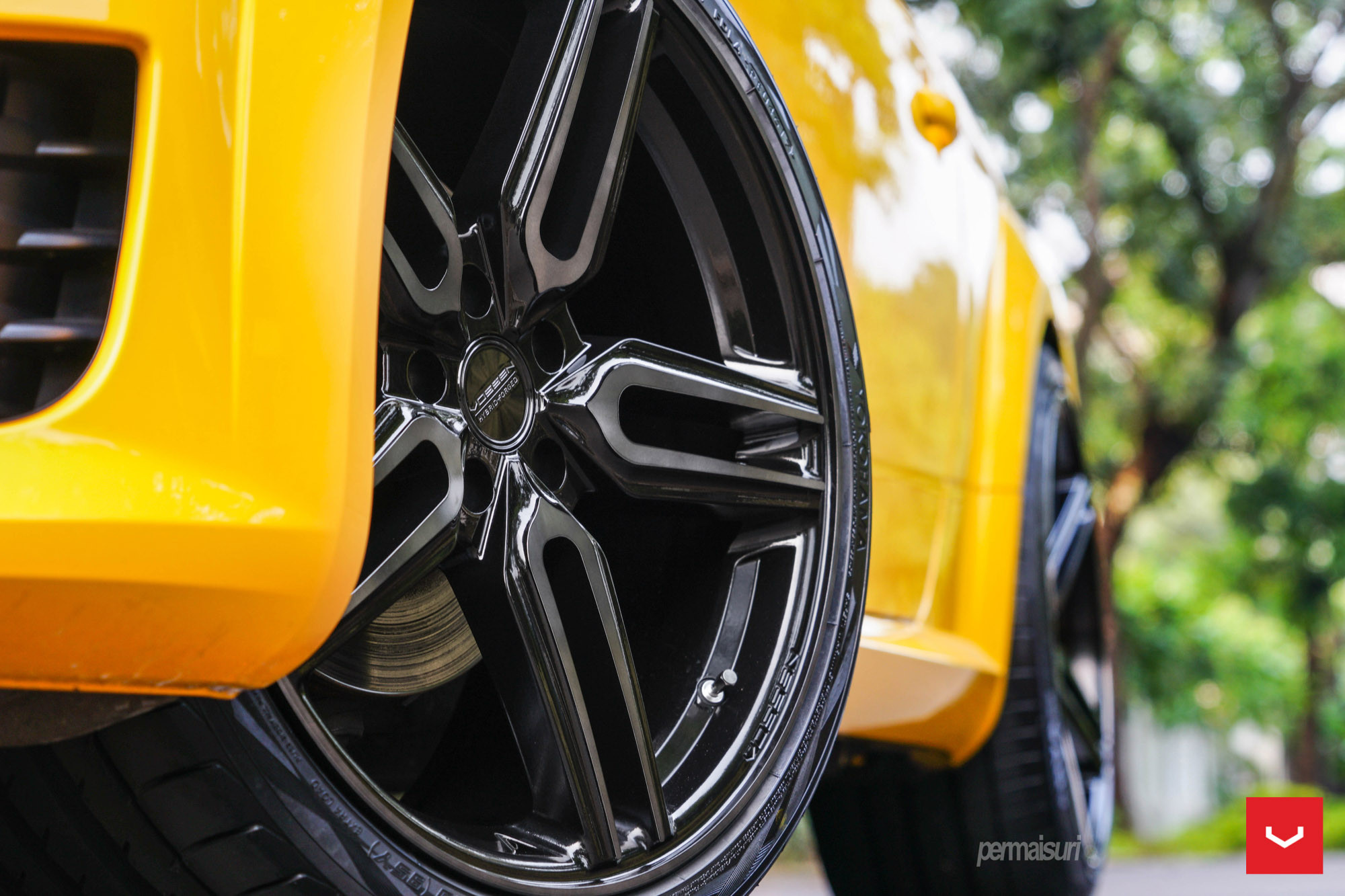 Forged Series Vossen Rims on Custom Yellow Audi TT - Photo by Vossen Wheels