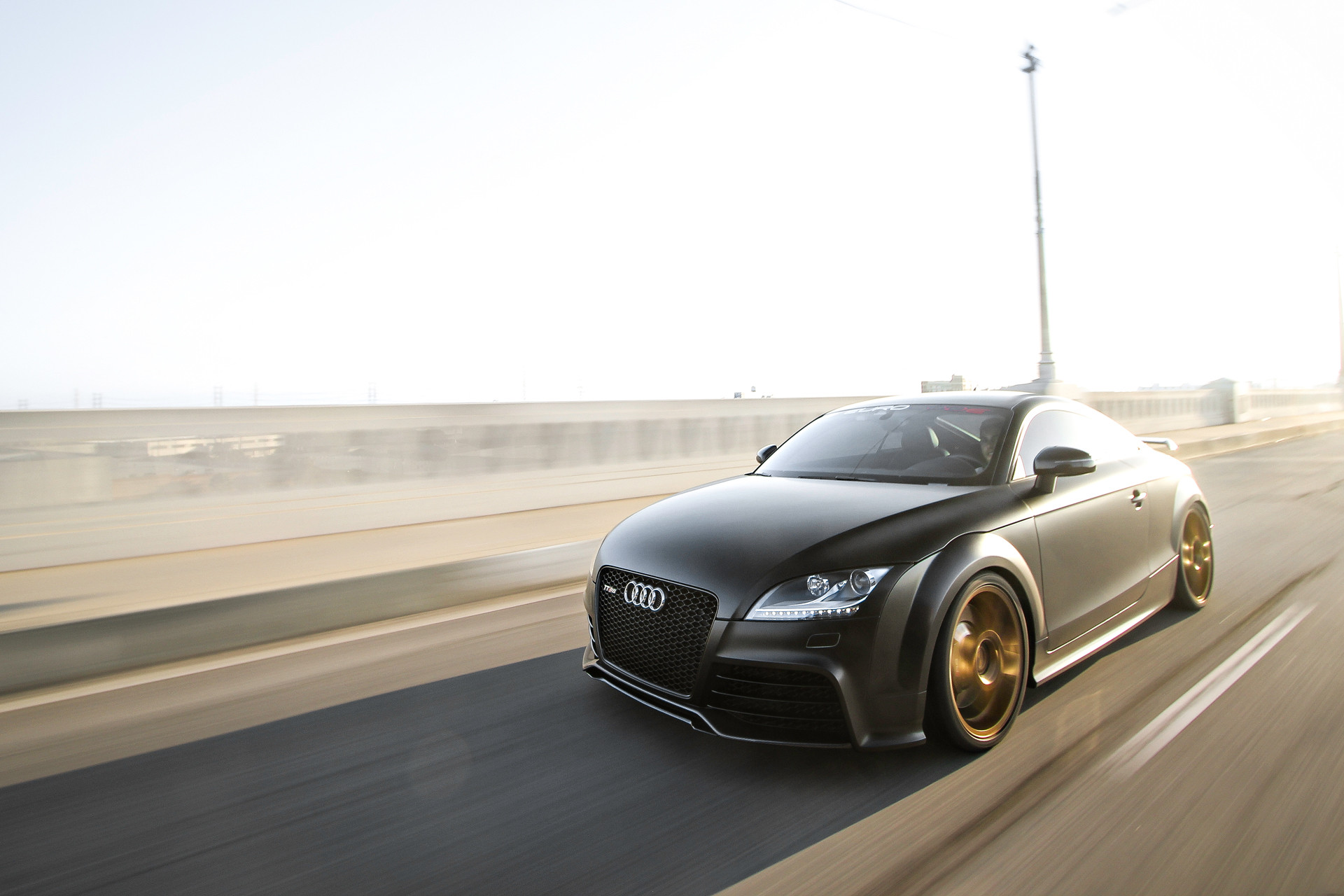 Black Audi TT-RS - Photo by Avant Garde