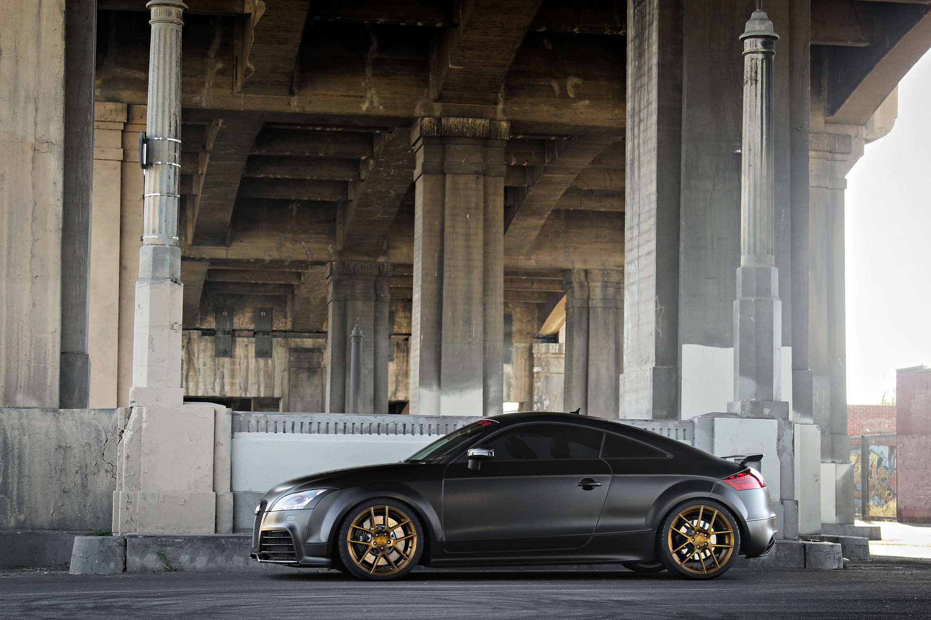 Stanced Audi TT on Bronze Wheels - Photo by Avant Garde